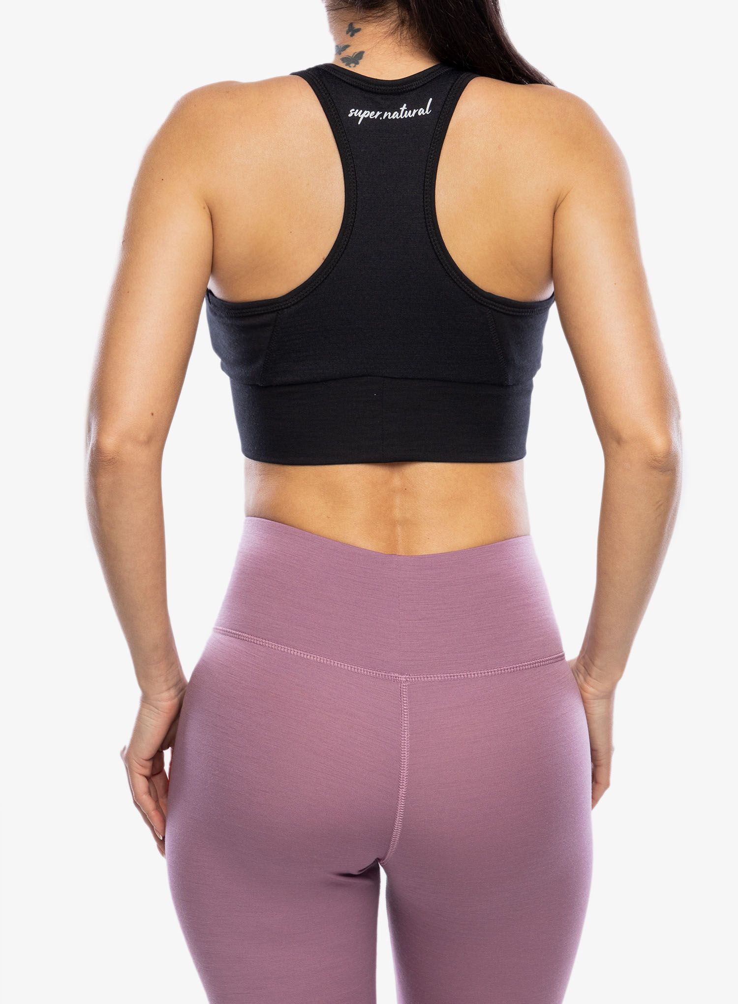 Топ спортивний Super.natural Motion Zip Top - jet black