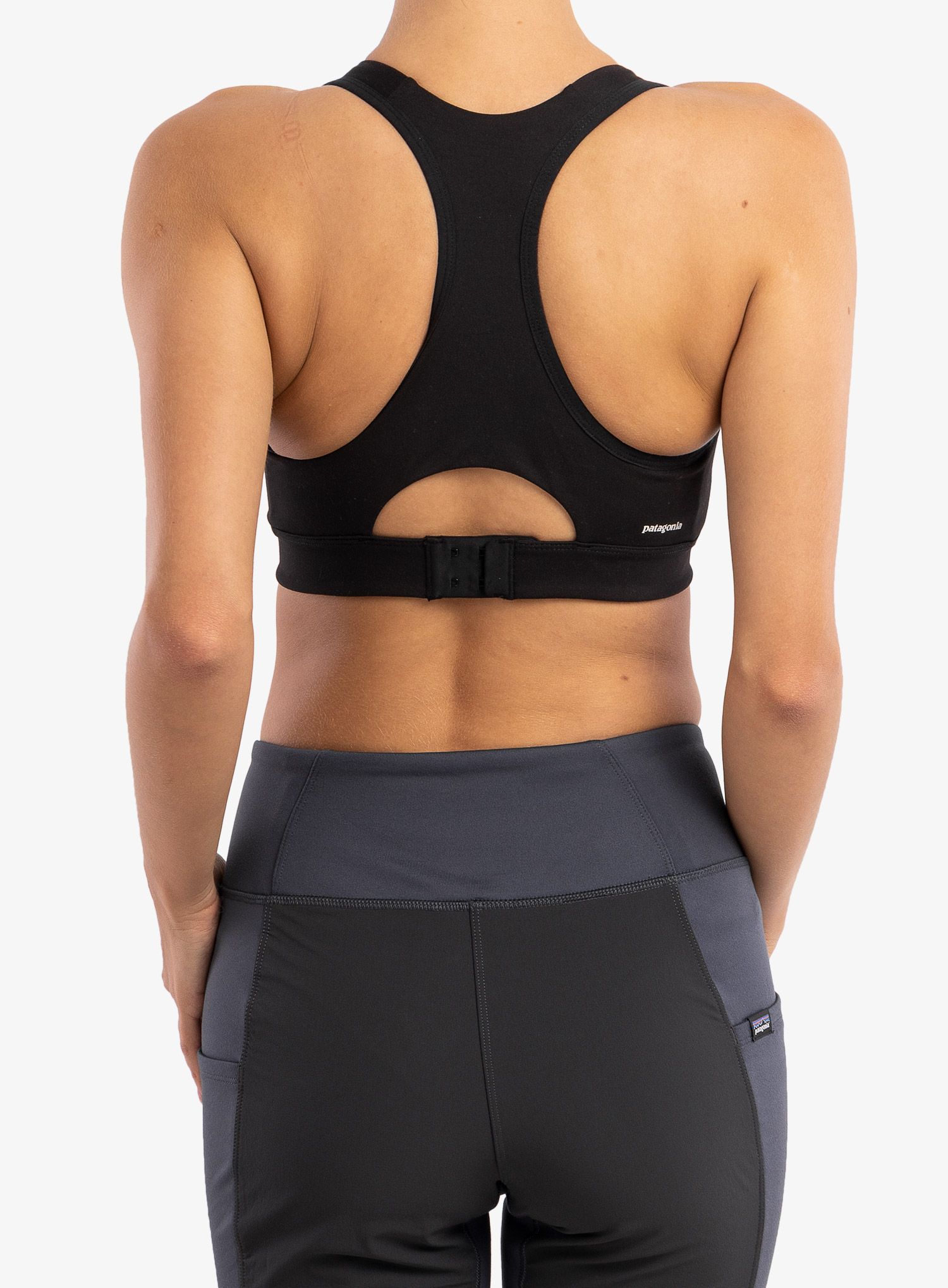 Бюстгальтер спортивний Patagonia Wild Trails Sports Bra - space dye/narwhal grey