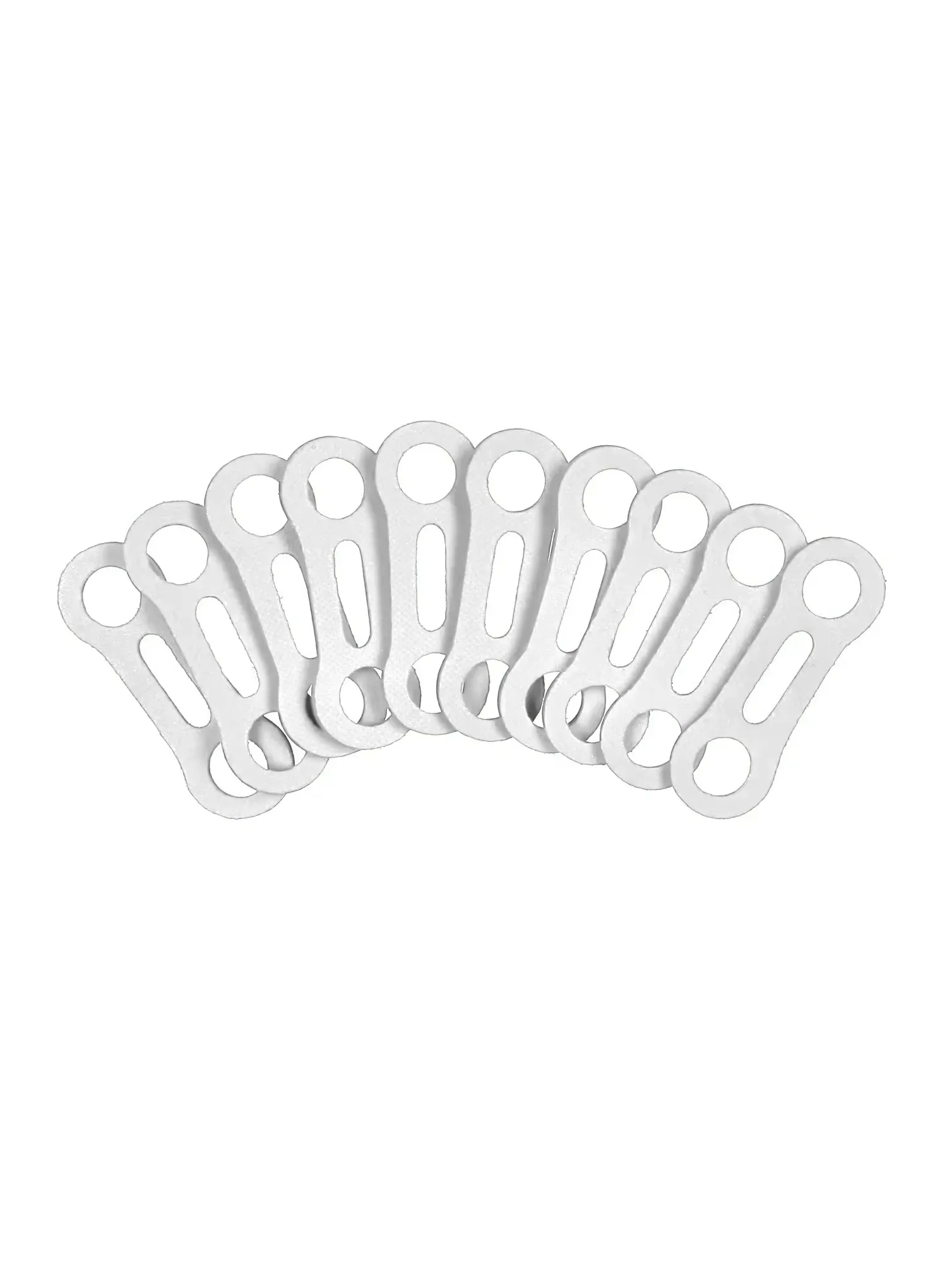 Фиксатор для стропы Ocun Biner Fix 11 mm 10-pack - white