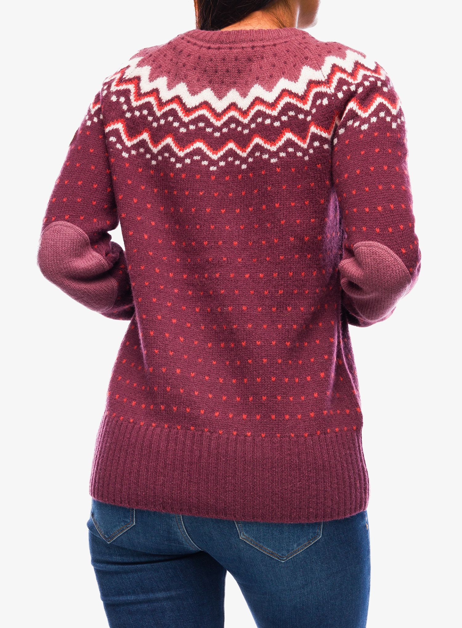 Светр жіночий Fjallraven Ovik Knit Sweater - dark garnet