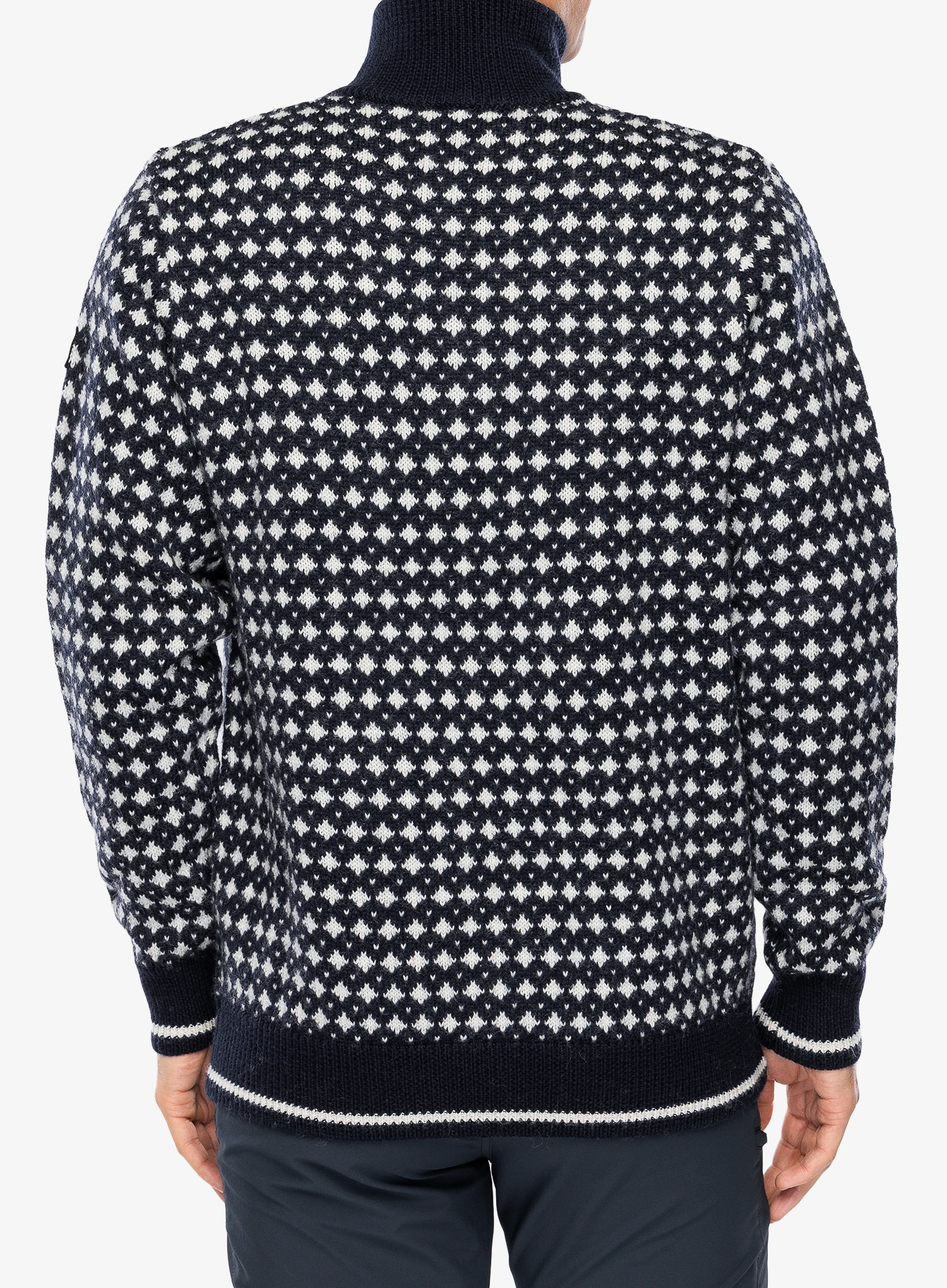 Светр вовняний Dovre Knitted Zip Pullover - multicolour