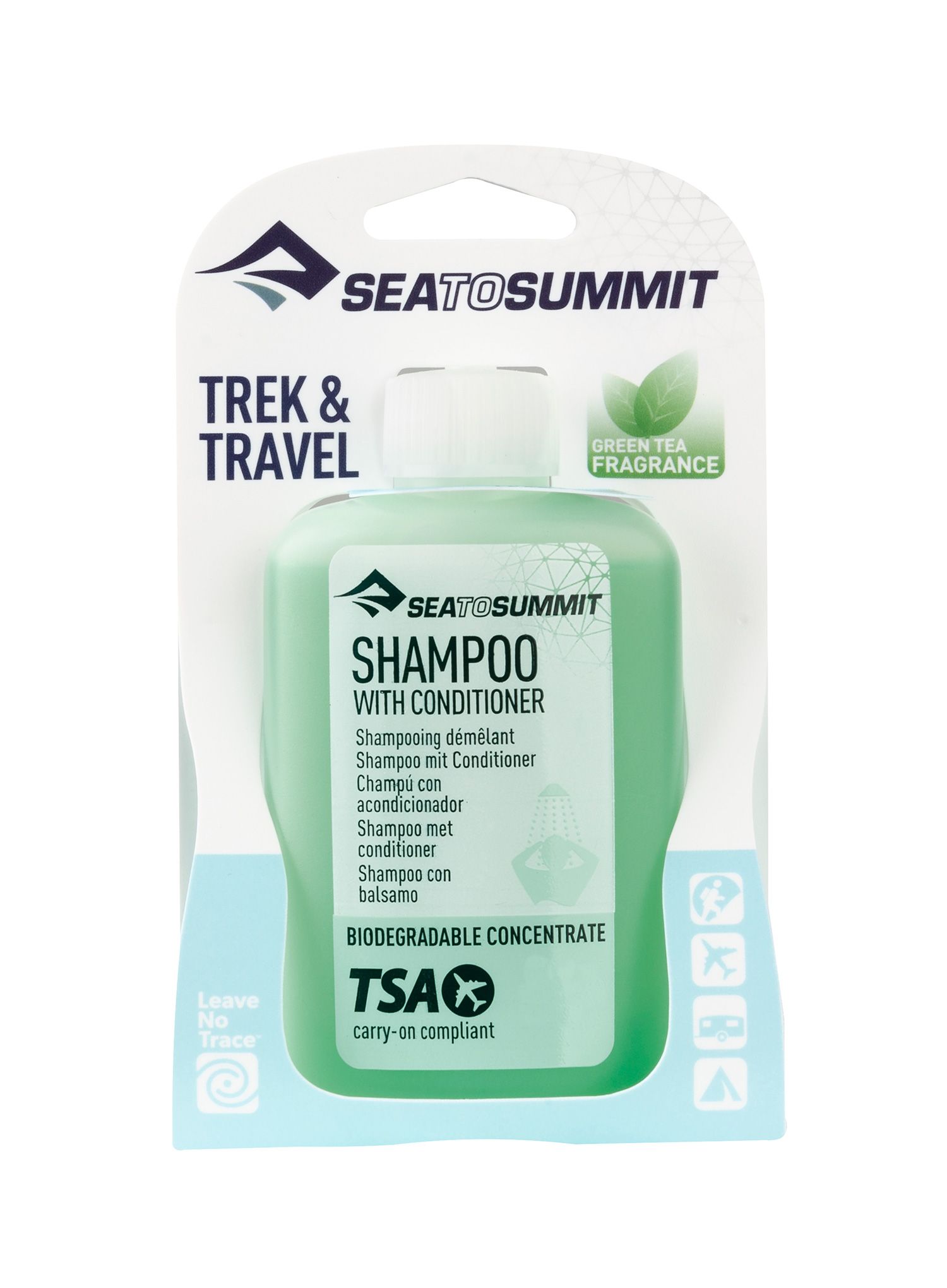 Шампунь туристичний Sea To Summit Trek & Travel Liquid Conditioning Shampoo 100ml / 3.3 fl oz Sea Mist green - sea mist green