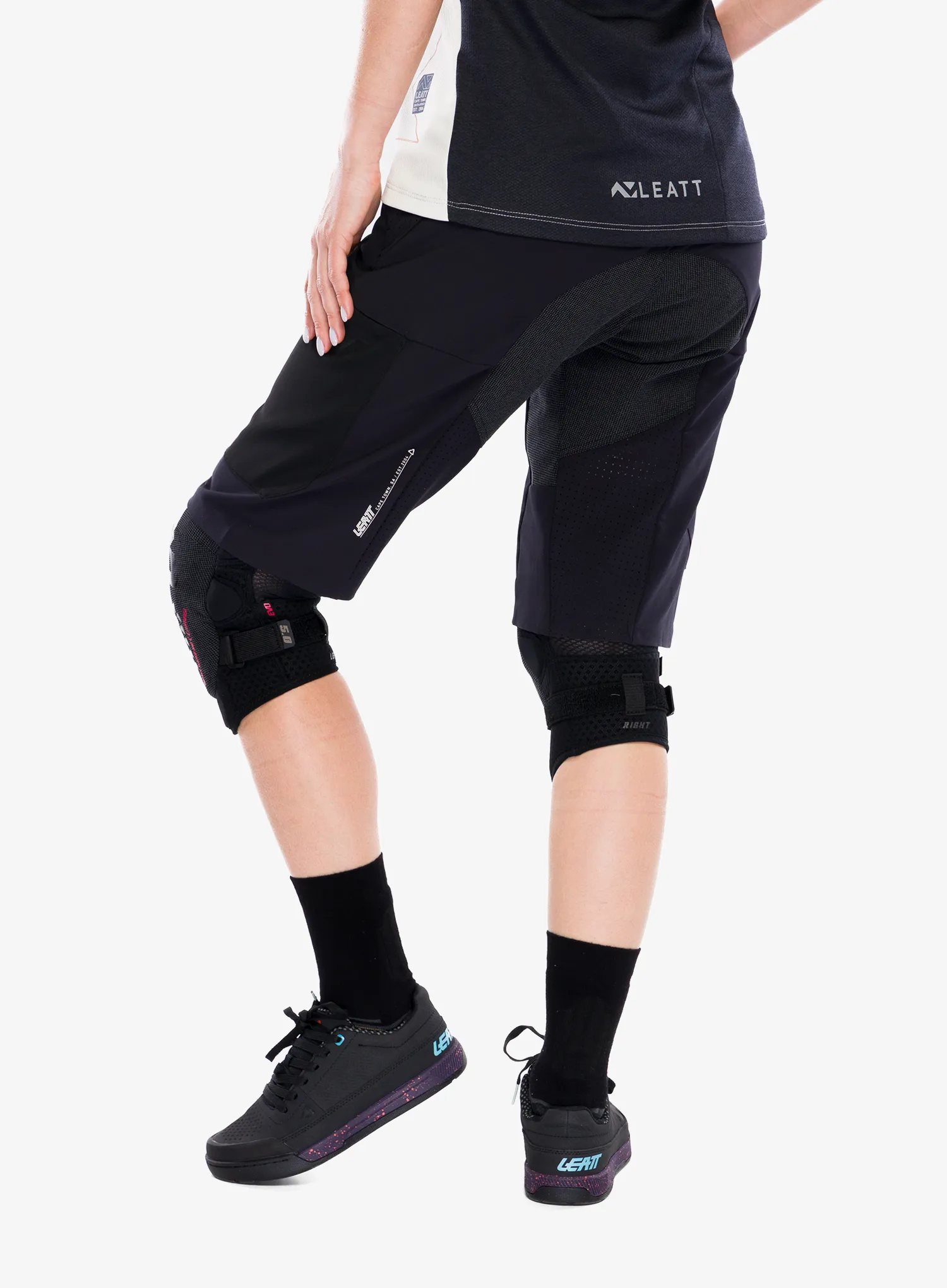 Велошорти жіночі Leatt Shorts MTB Enduro 3.0 - black/black