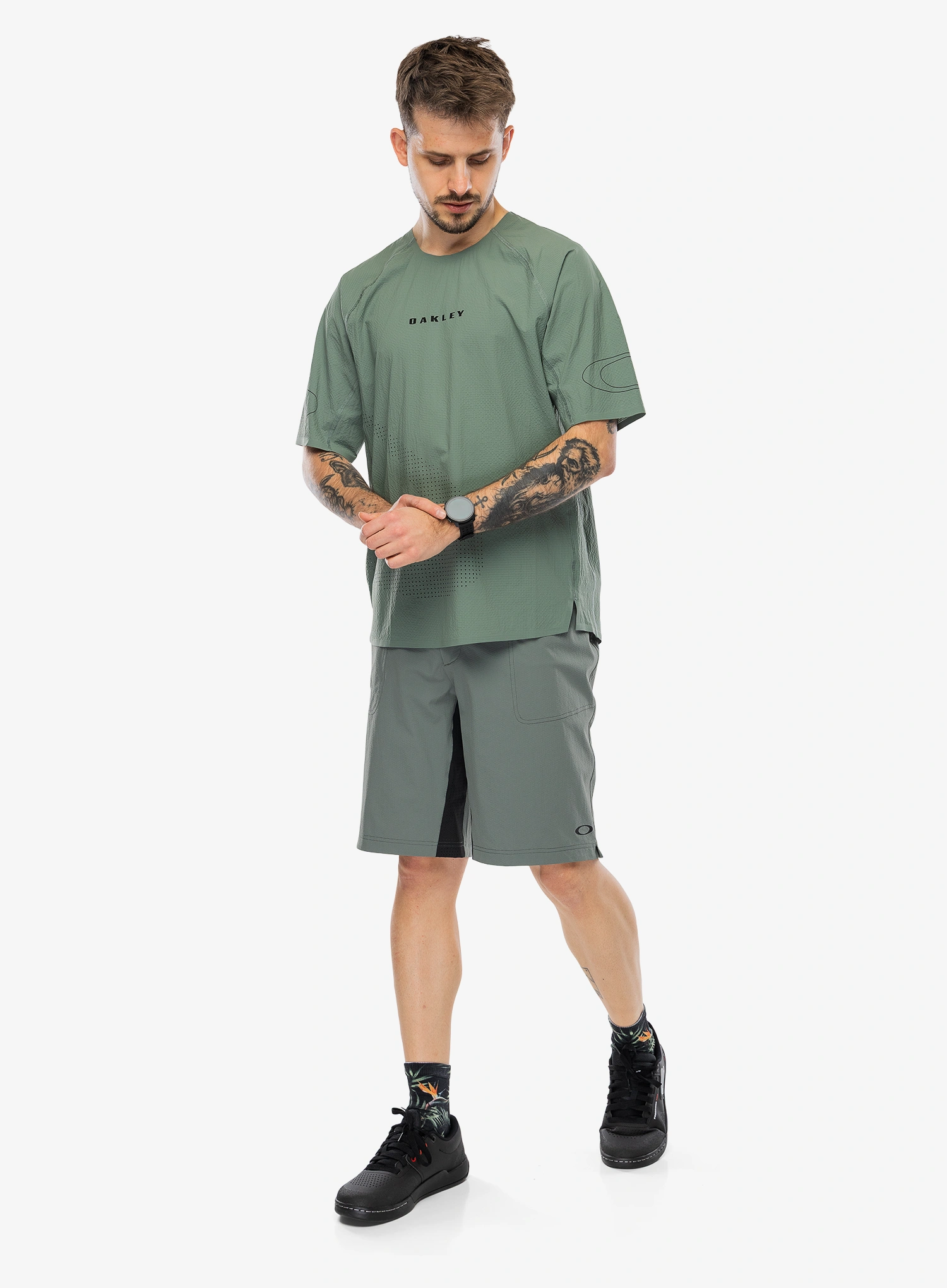 Велошорти Oakley Seeker Whip Short - aviator green