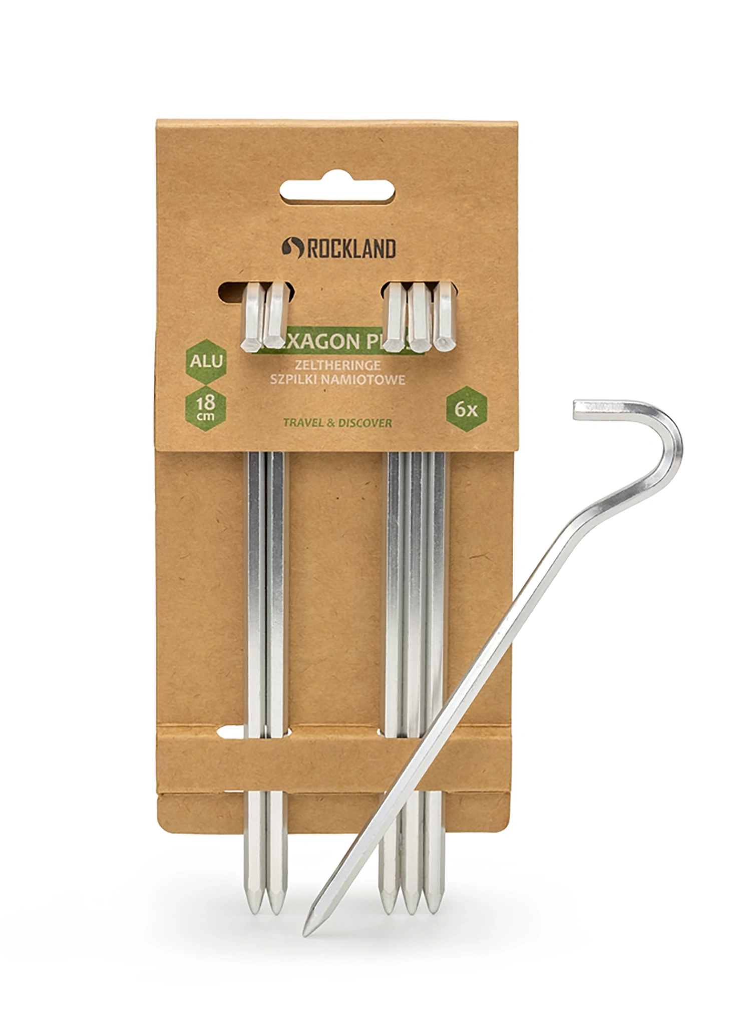 Кілочки для намету Rockland Haxagon 6 pcs