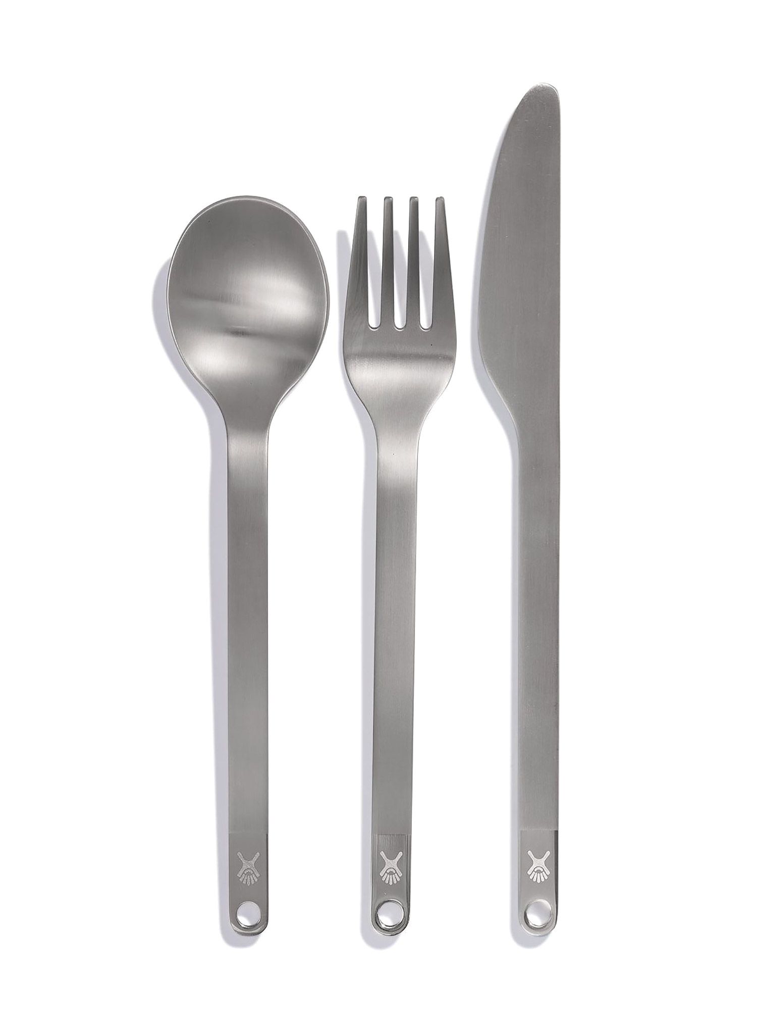 Столові прибори туристичні Hydro Flask Flatware Set Stainless/Pouch - black