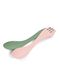 Столові прибори туристичні Light My Fire Spork Medium 2 Pack Bio - sandygreen/pink
