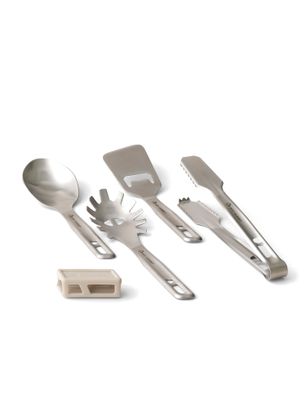 Столові прибори туристичні Sea to Summit Detour SL Steel Utensil Set 4P