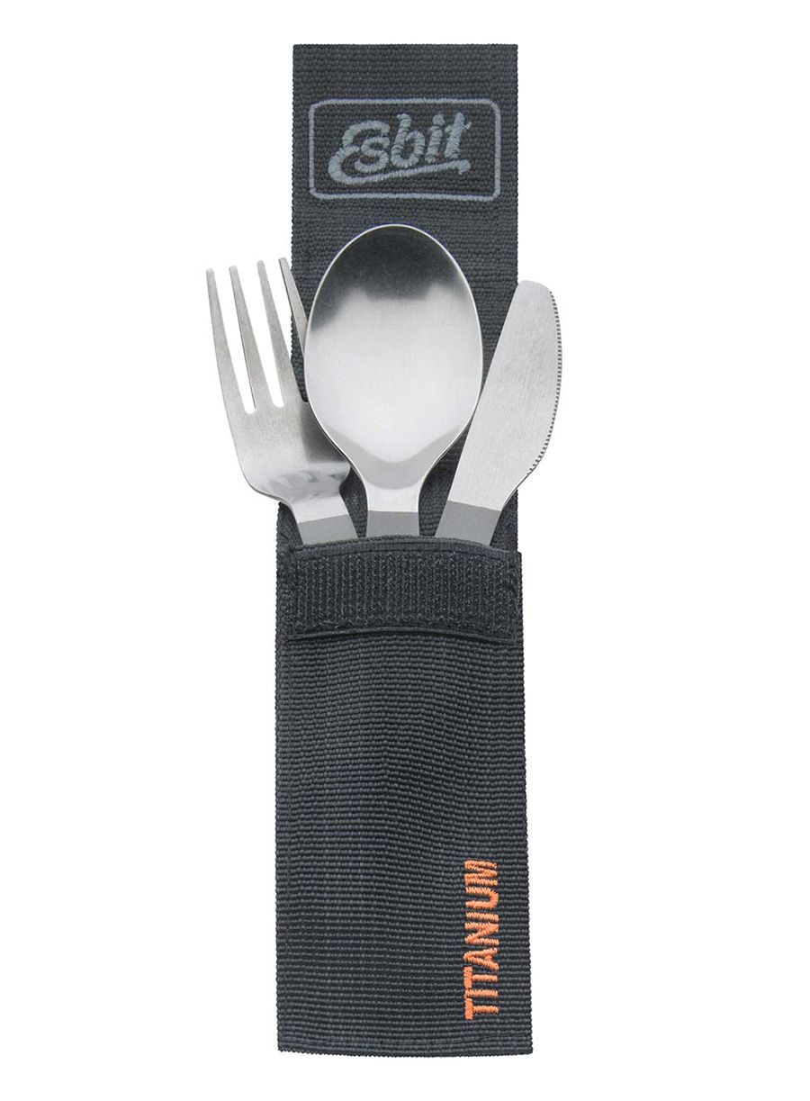 Столові прибори туристичні Esbit Titanium Cutlery Set