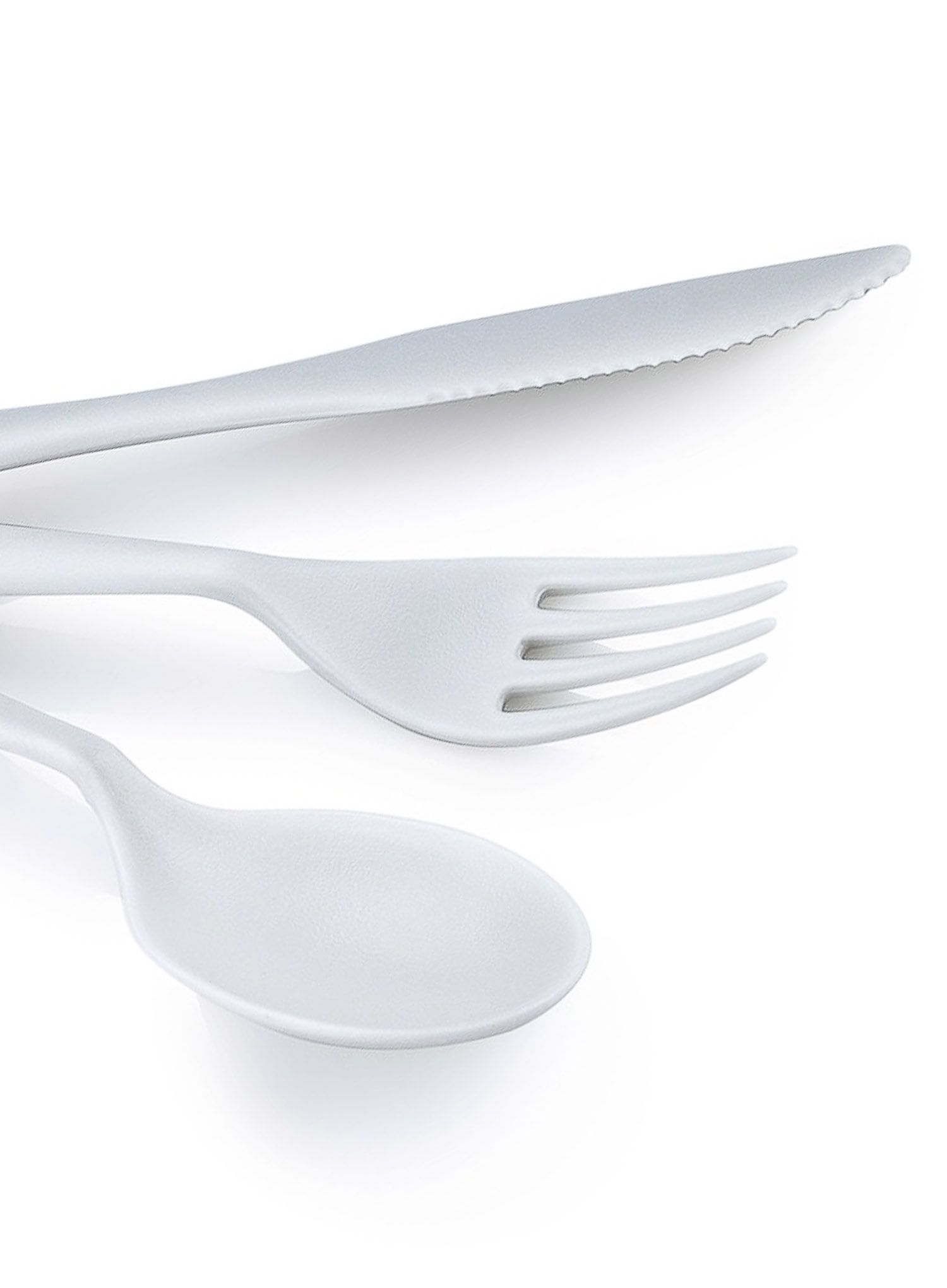 Столові прибори туристичні GSI Outdoors Tekk Cutlery Set - gray