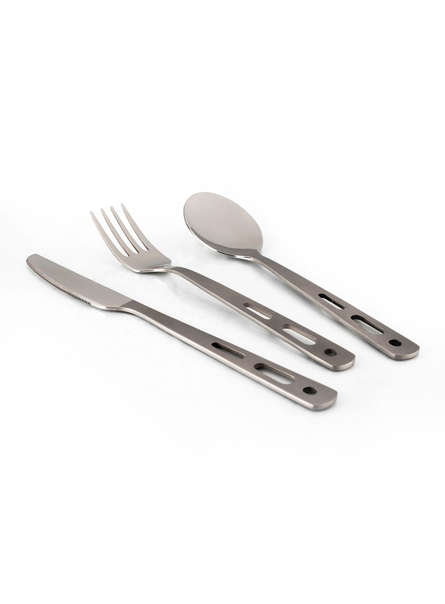 Столові прибори туристичні Lifeventure Basic Cutlery Set