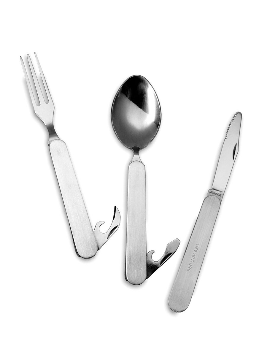 Столові прибори туристичні Lifeventure Folding Cutlery Set