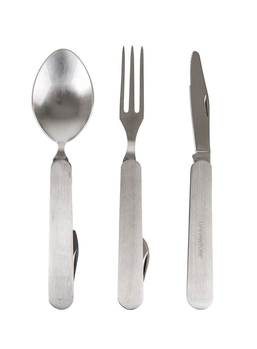 Столові прибори туристичні Lifeventure Folding Cutlery Set