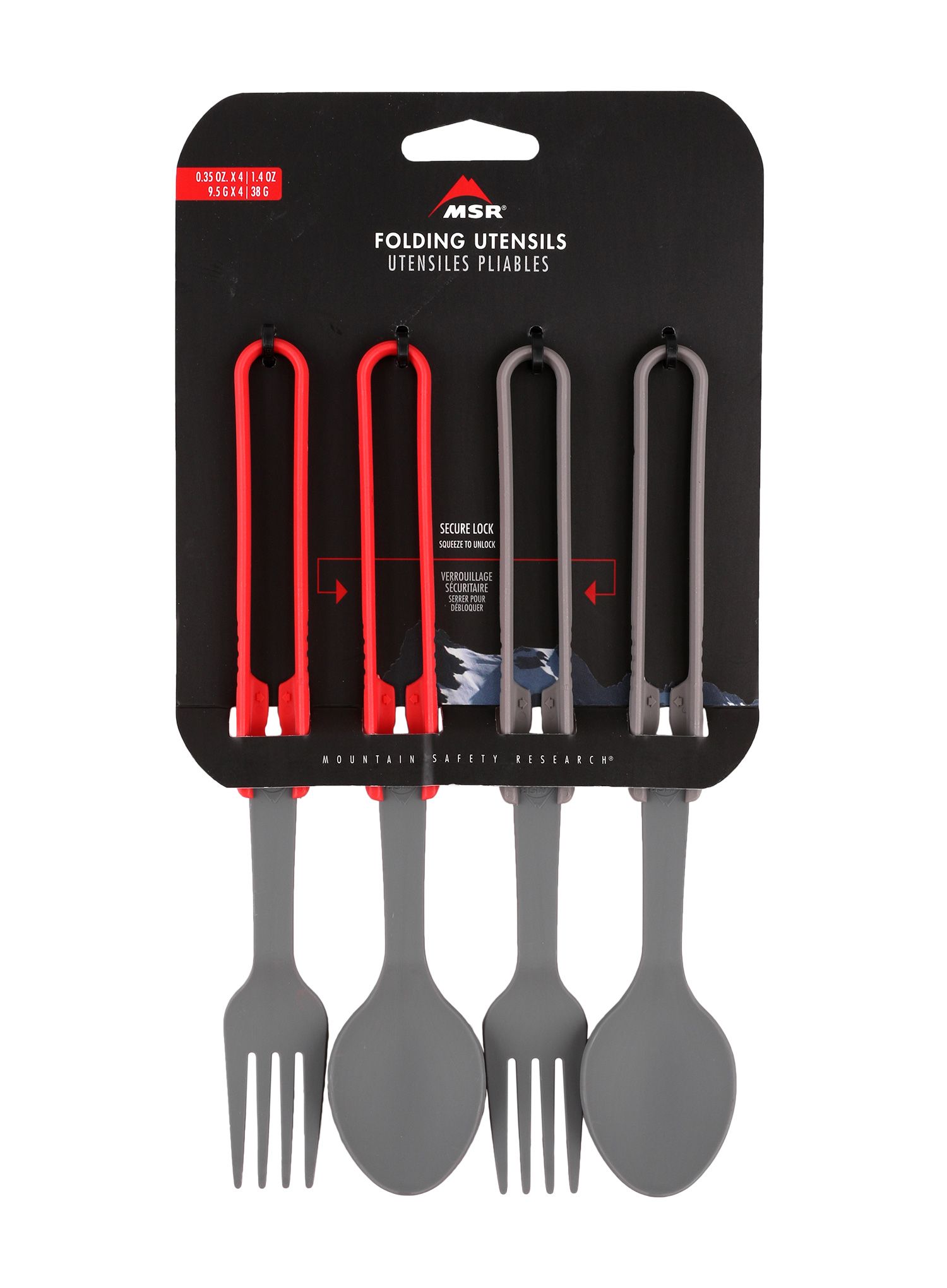 Столові прибори туристичні MSR Folding Utensils Set