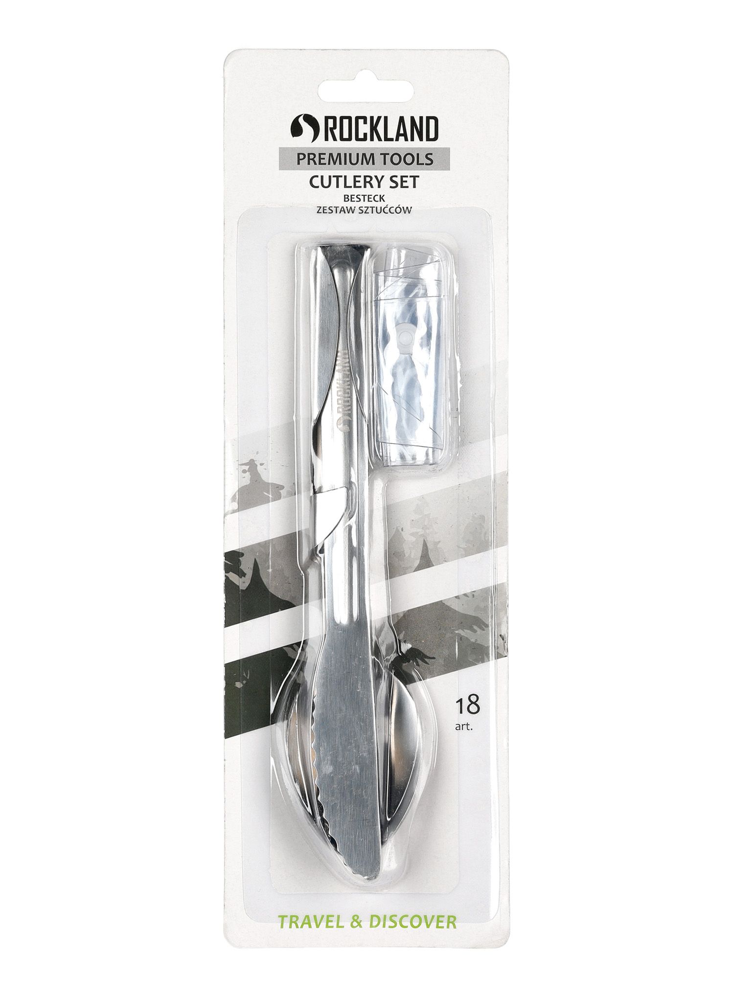 Столові прибори туристичні Rockland Premium Tools