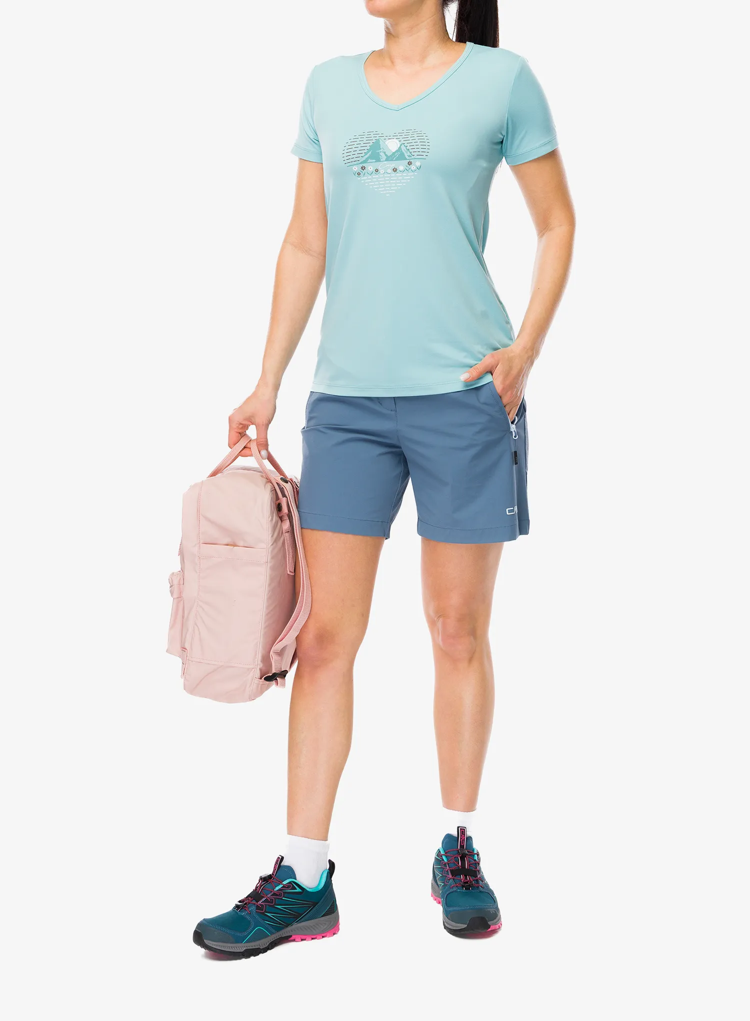 Футболка жіноча CMP Missy T-Shirt - lagoon