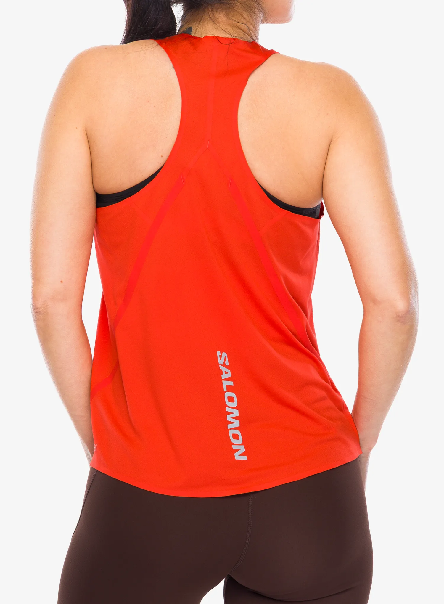 Безрукавка жіноча Salomon S/Lab Speed Singlet - fiery red