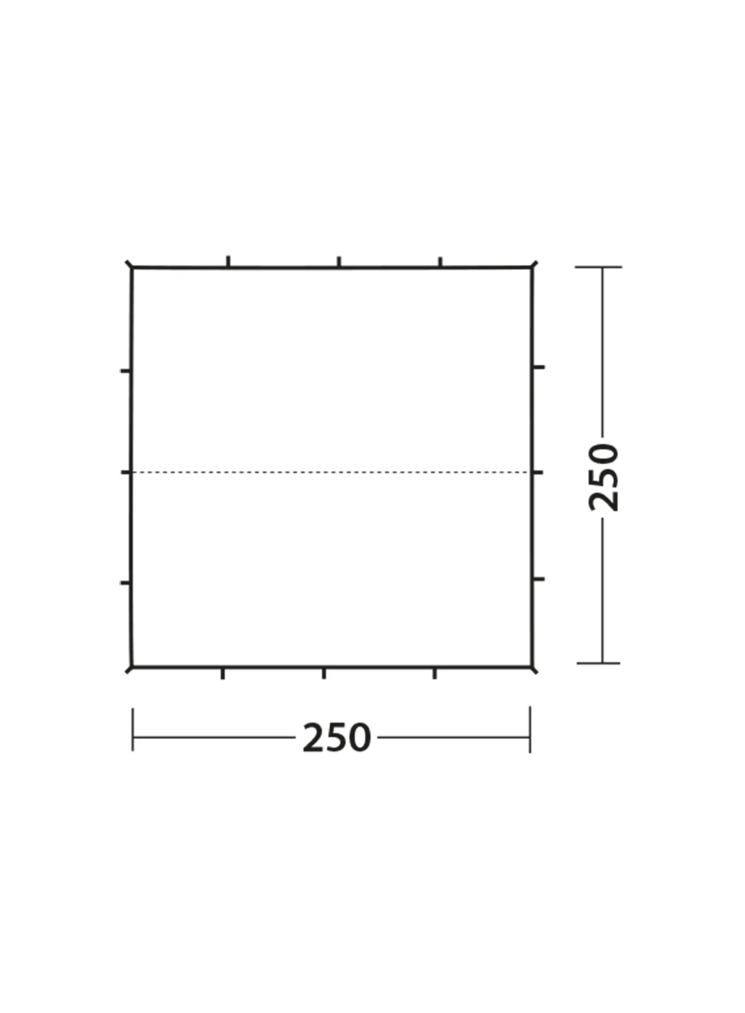 Тент Robens Tarp 2,5 x 2,5m Pro - green