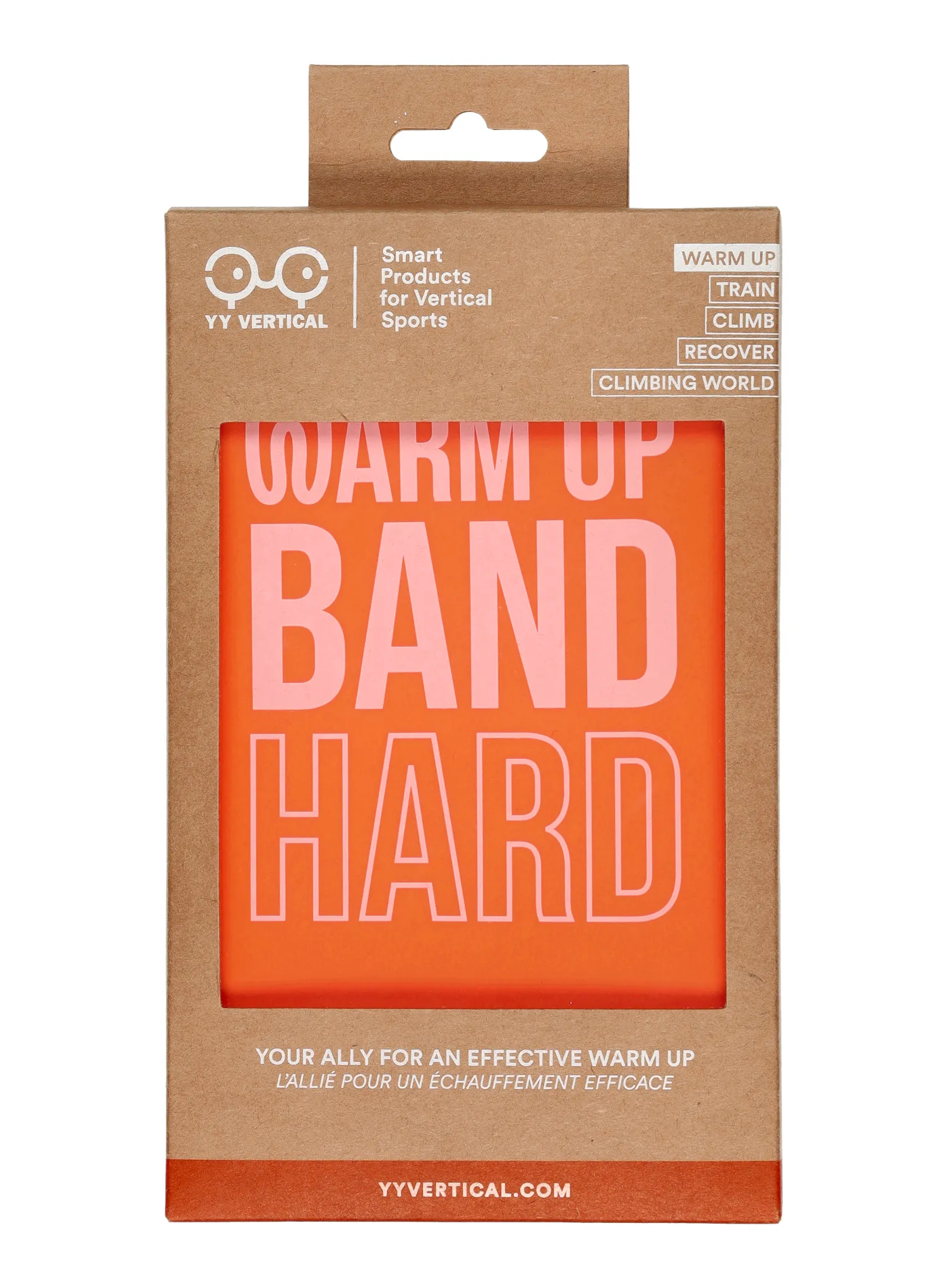 Стрічка для тренувань Y&Y Vertical Warm Up Band Hard - orange