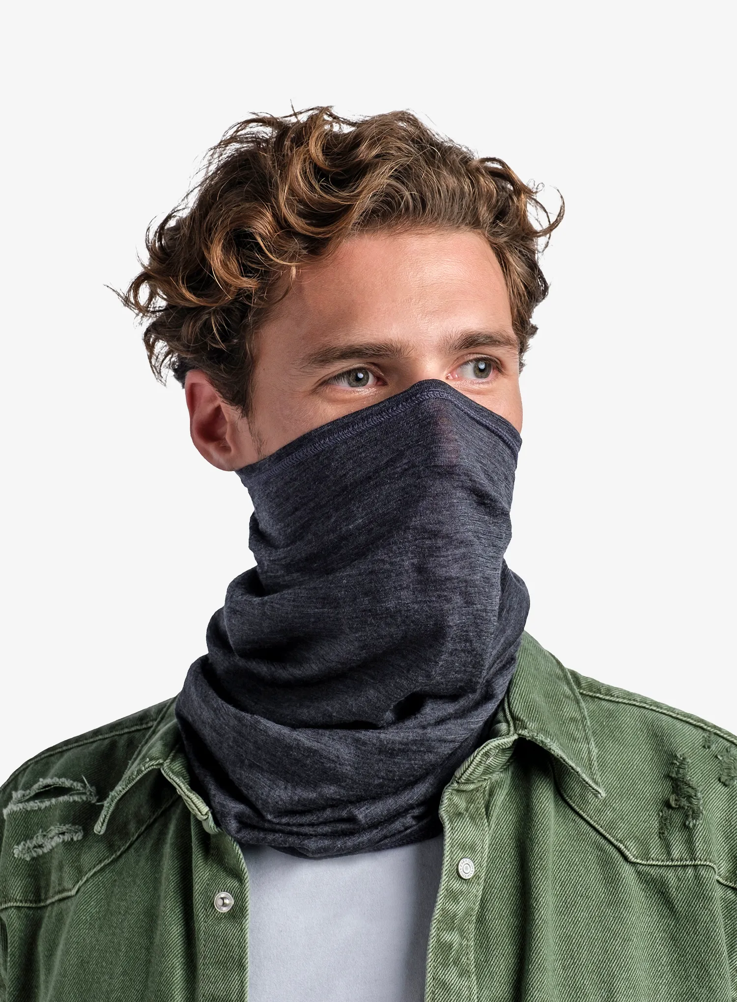 Пов'язка Buff Lightweight Merino Wool - solid grey
