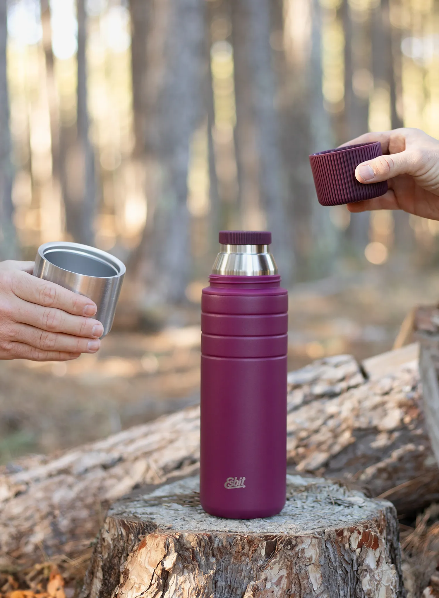 Термос Esbit Majoris Vaccum Flask 1L - berry