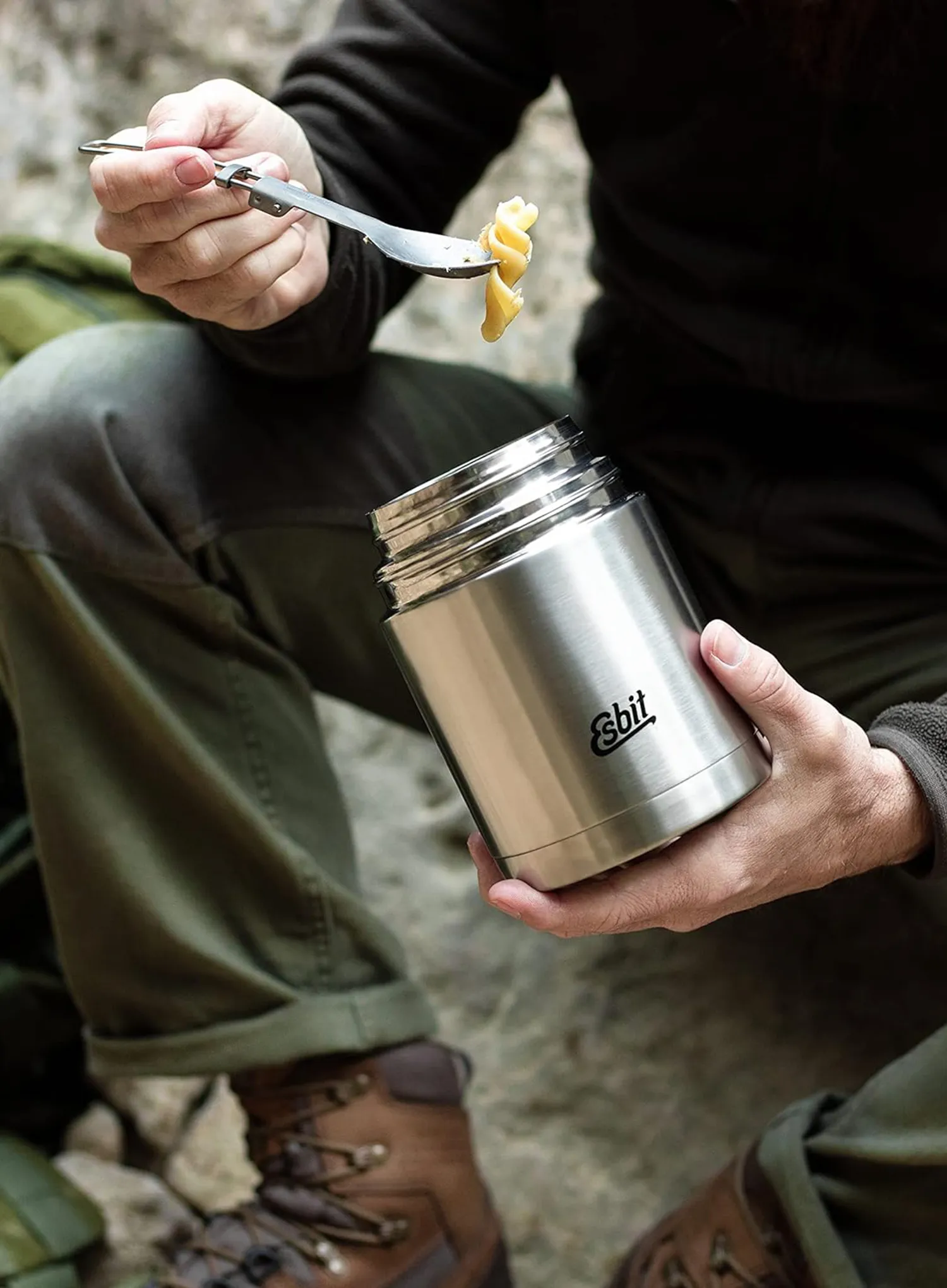Термос для їжі Esbit Sculptor Stainless Steel Food Jug 0,75L - stainless steel