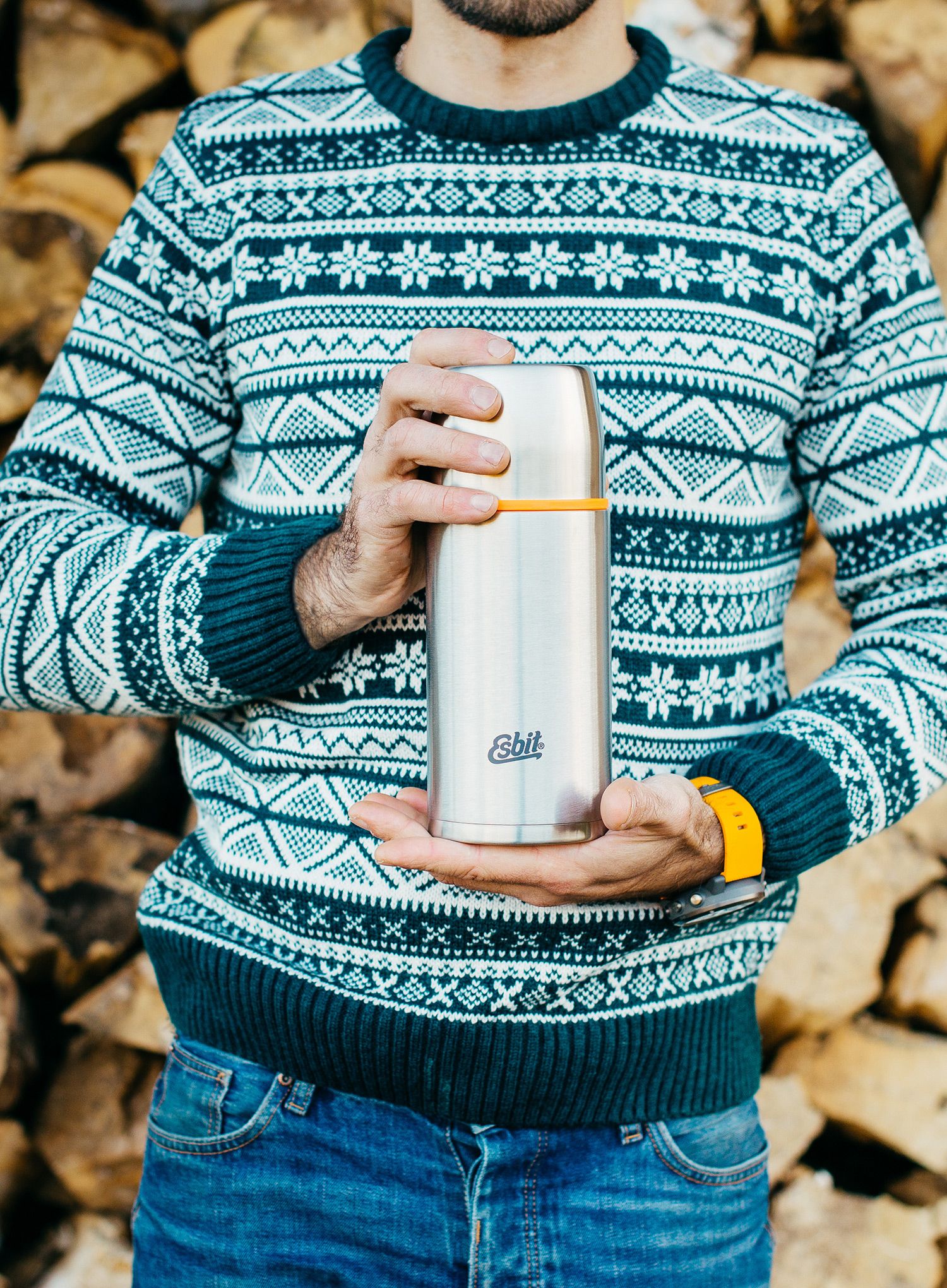 Термос Esbit Iso Vacuum Flask 1L - steel