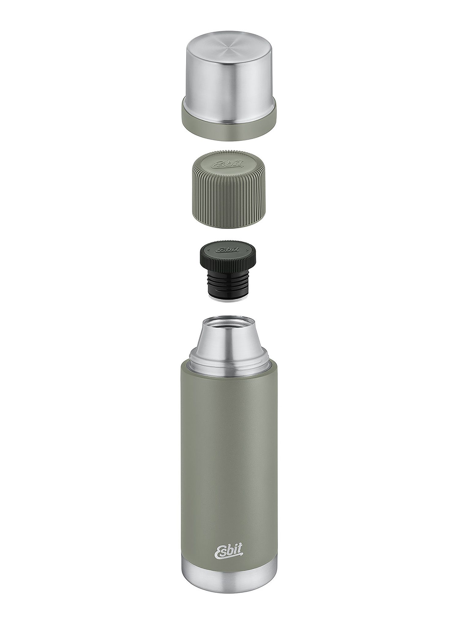 Термос Esbit Sculptor Vacuum Flask 1 l - stone grey
