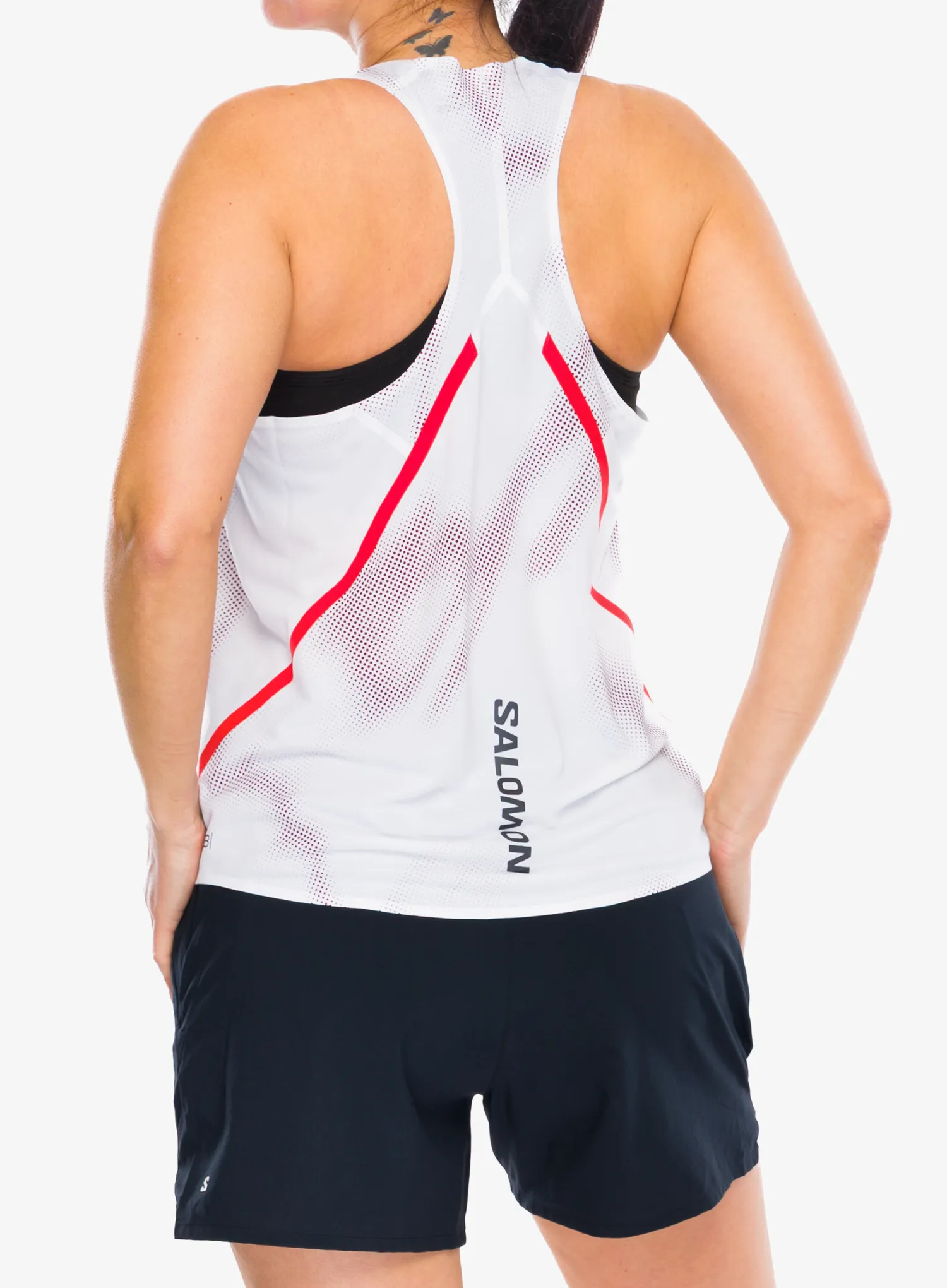 Топ жіночий Salomon S/Lab Speed Singlet - white/white/and