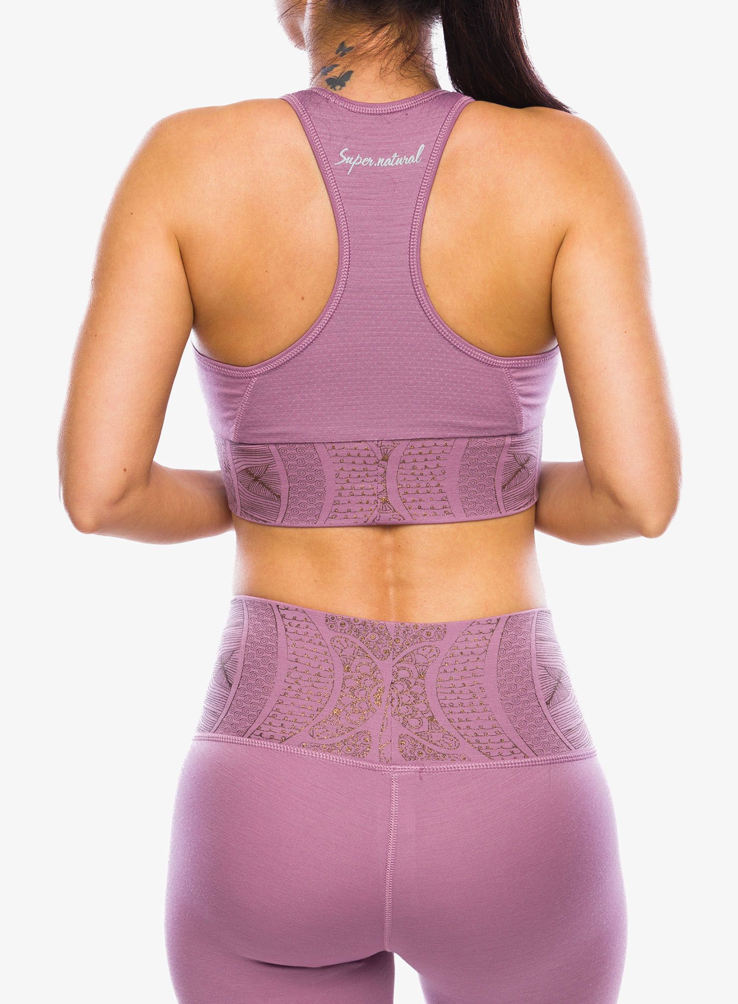 Топ жіночий Super.natural Arabesque Lf Top - orchid/copper