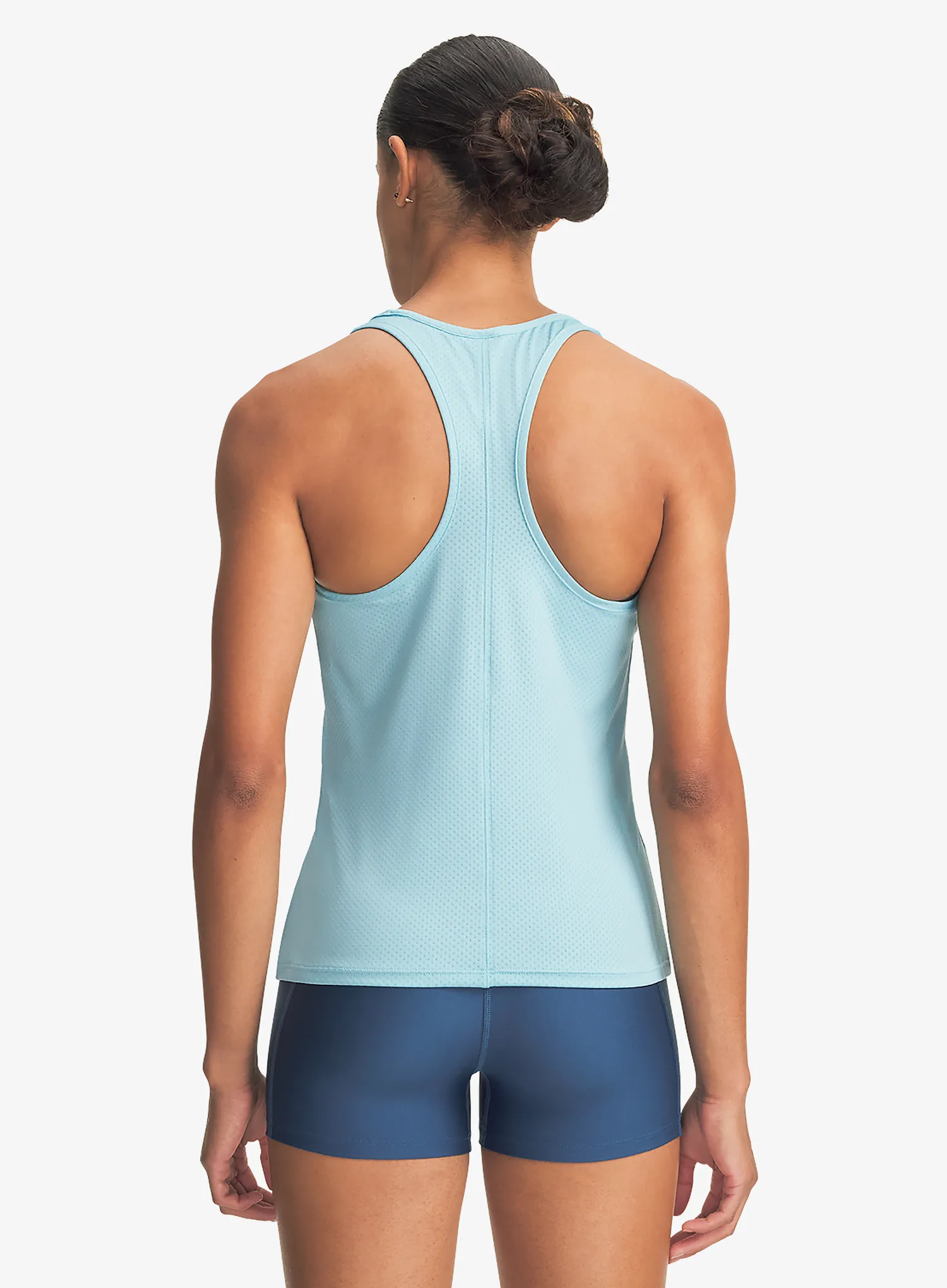 Топ жіночий Under Armour Tech Mesh Racer Tank - blue haze/white