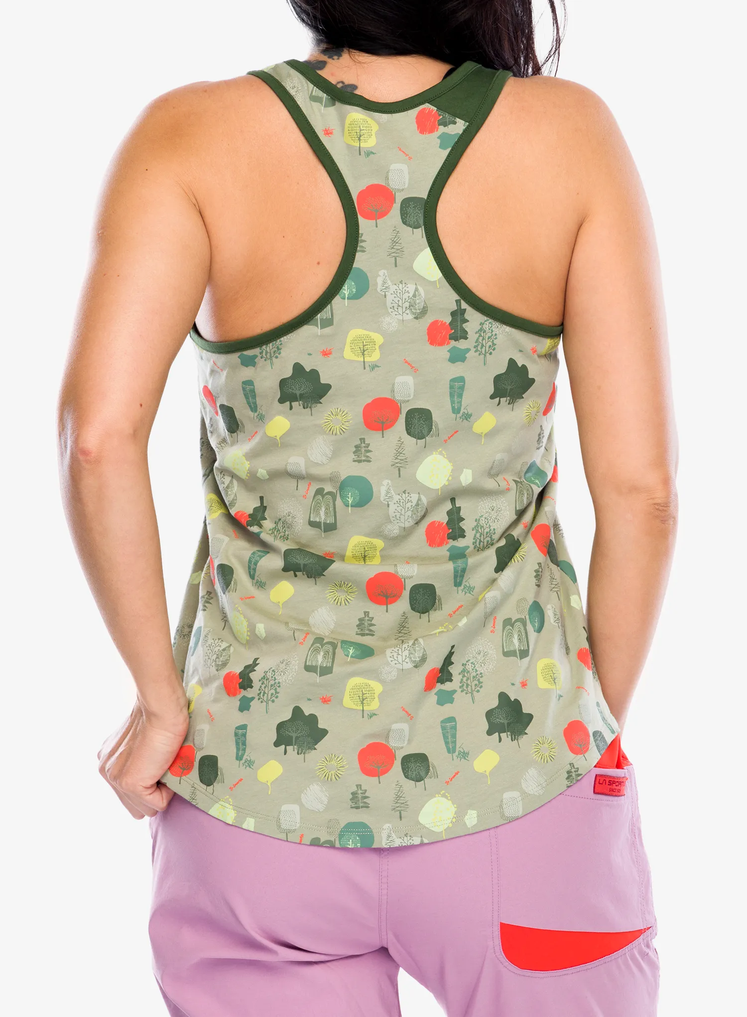 Топ скелелазний жіночий La Sportiva Botanic Tank - tea/forest