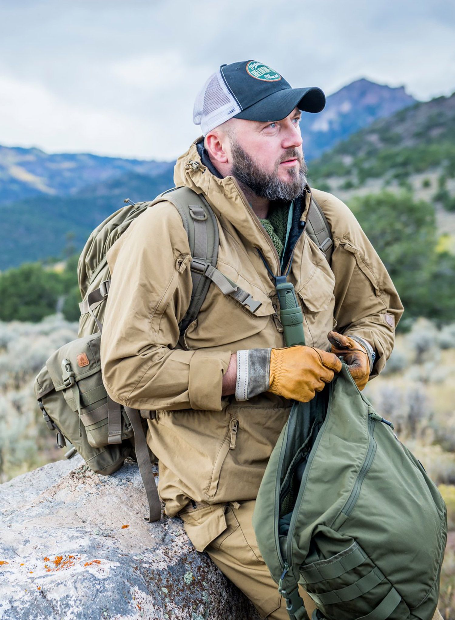Сумка Helikon-Tex Bushcraft Satchel Bag Cordura - olive green