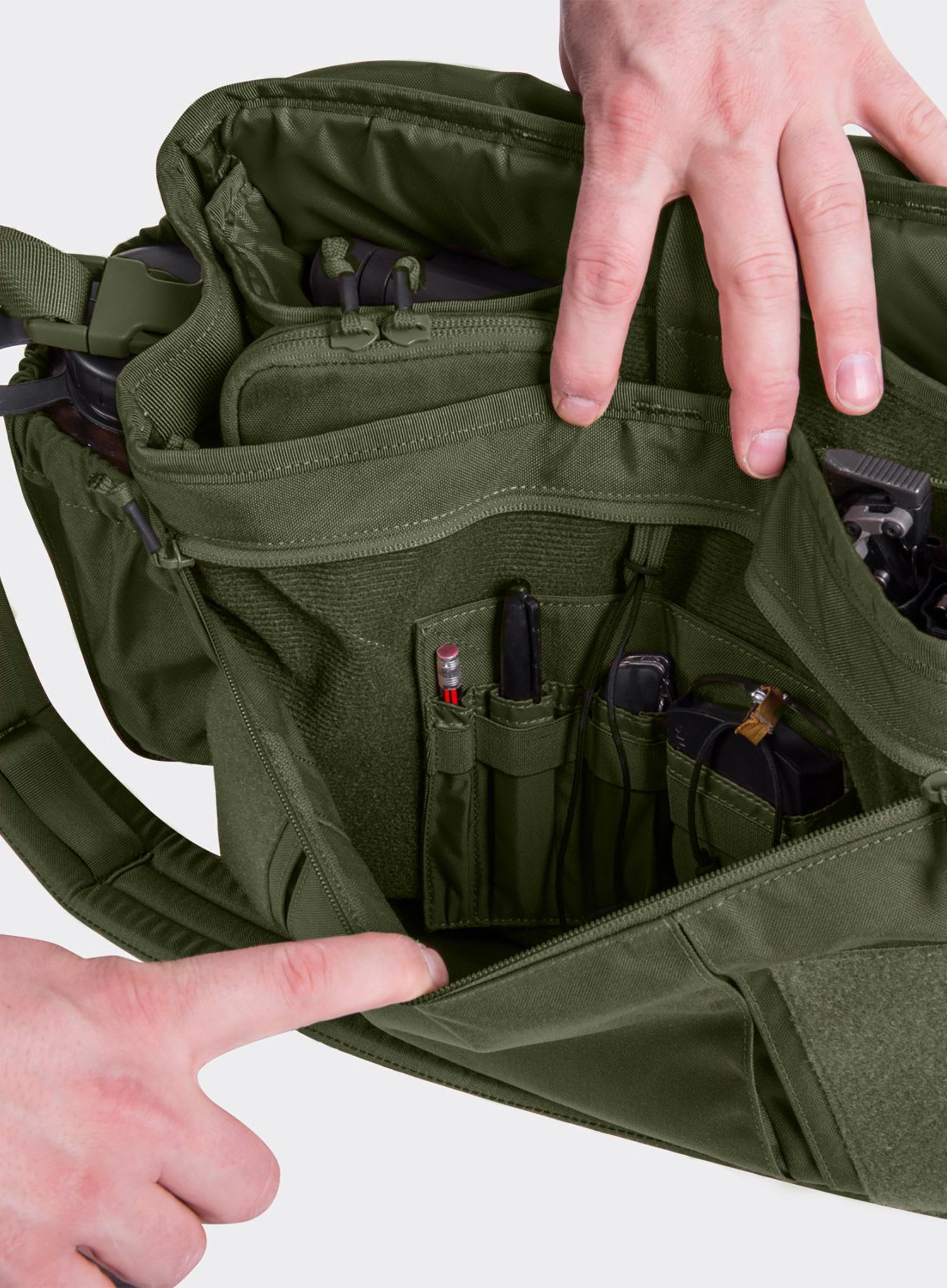 Сумка міська Helikon-Tex Urban Courier Bag Medium - Cordura - olive green
