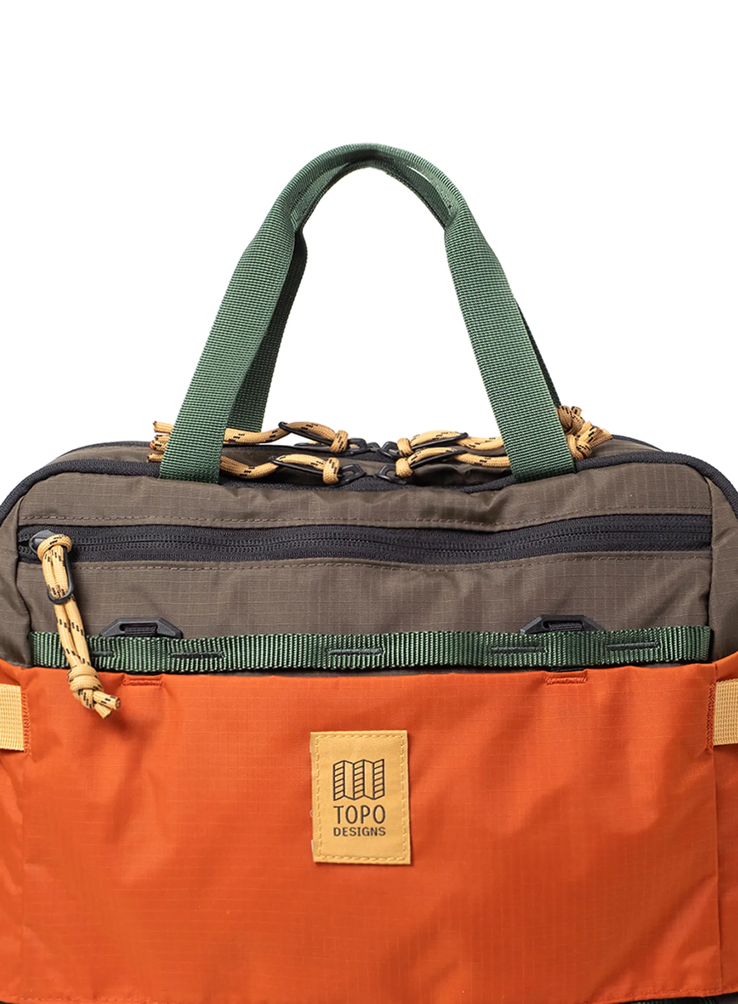 Сумка міська Topo Designs Mountain Cross Bag - woodland/terracotta