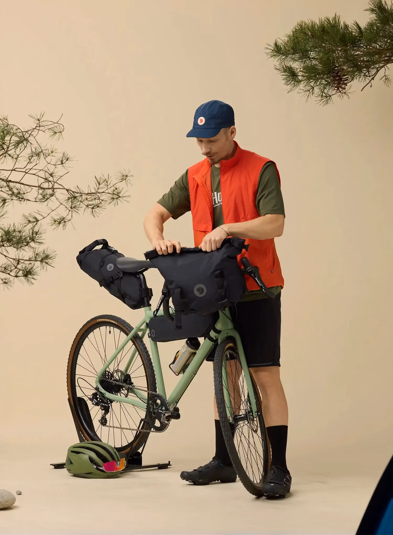 Сумка на кермо Fjallraven Hoja Handlebar Rolltop - black