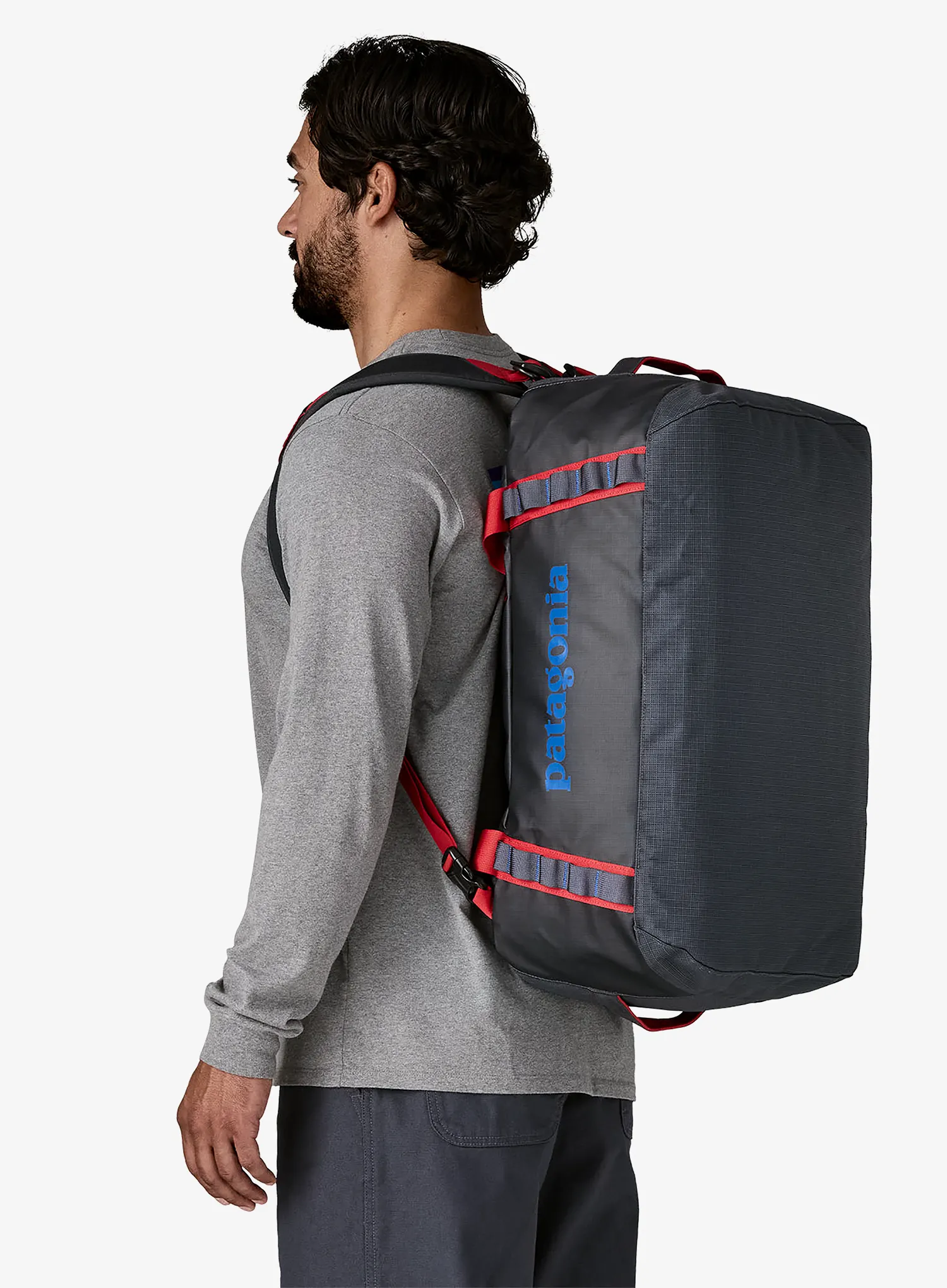 Сумка Patagonia Black Hole Duffel 40L - smolder blue/amanita red