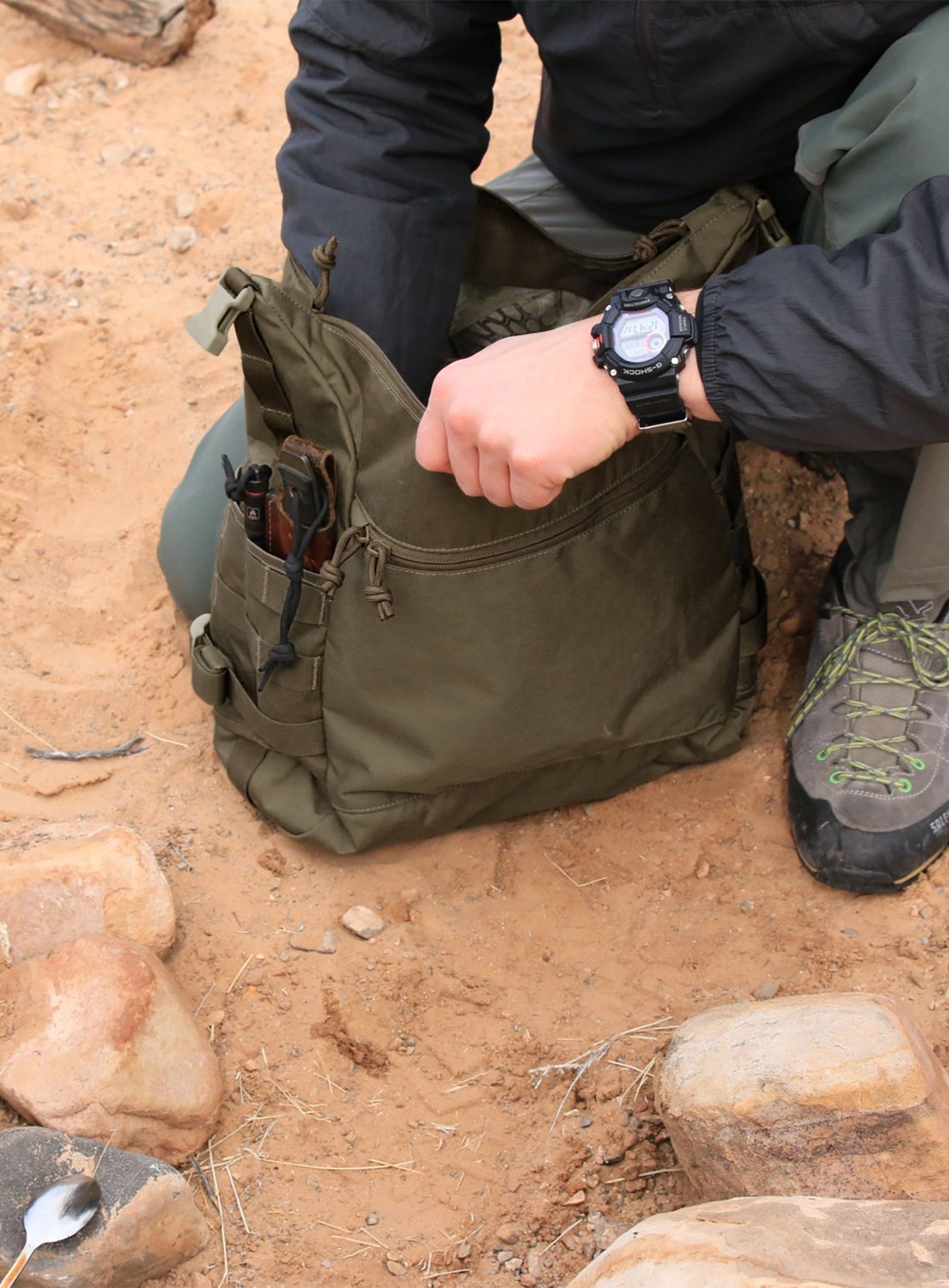 Сумка Helikon-Tex Bushcraft Satchel - Cordura - ral 7013