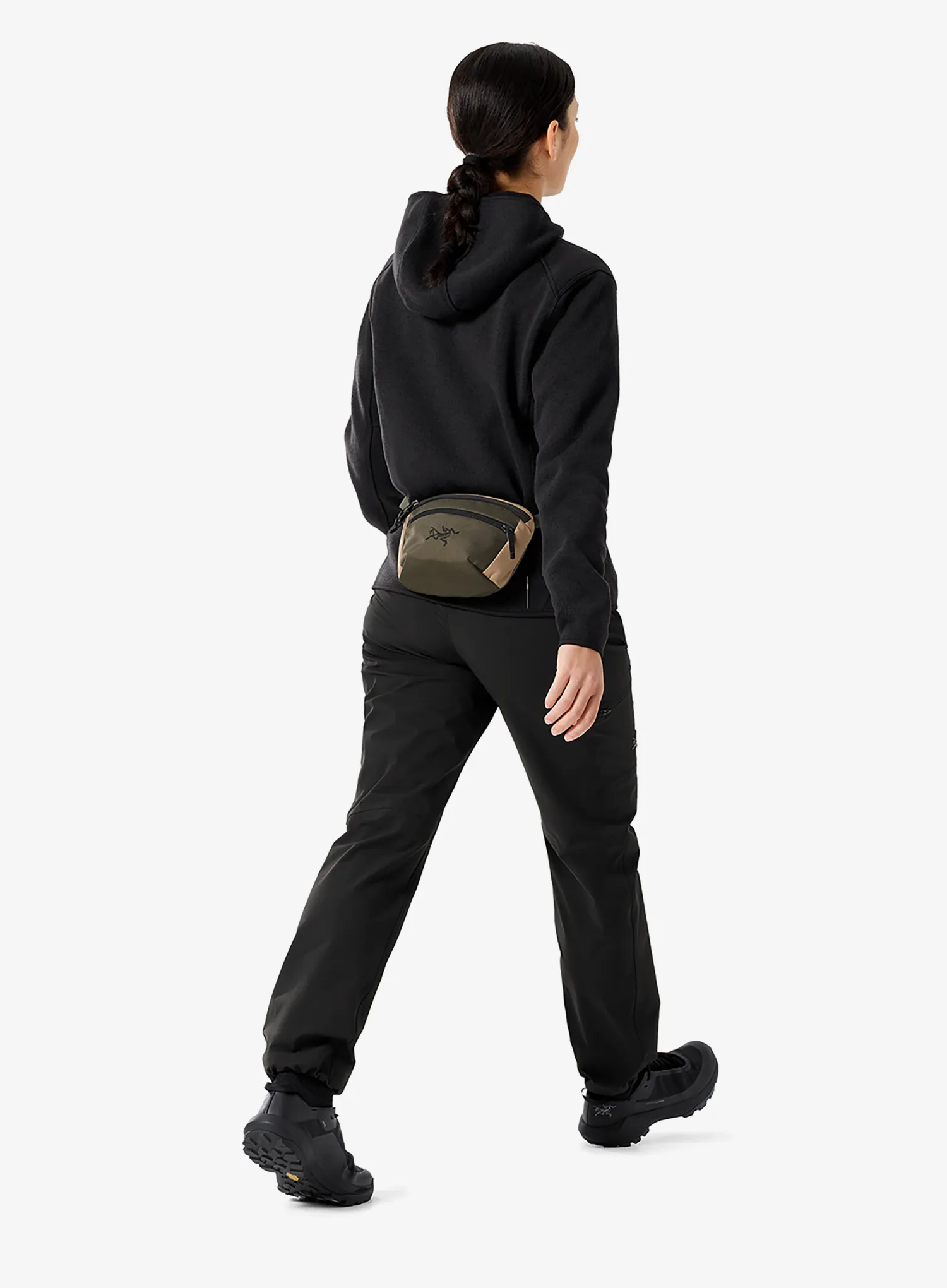 Сумочка поясна Arcteryx Mantis 1 Waist Pack - tatsu/canvas/black