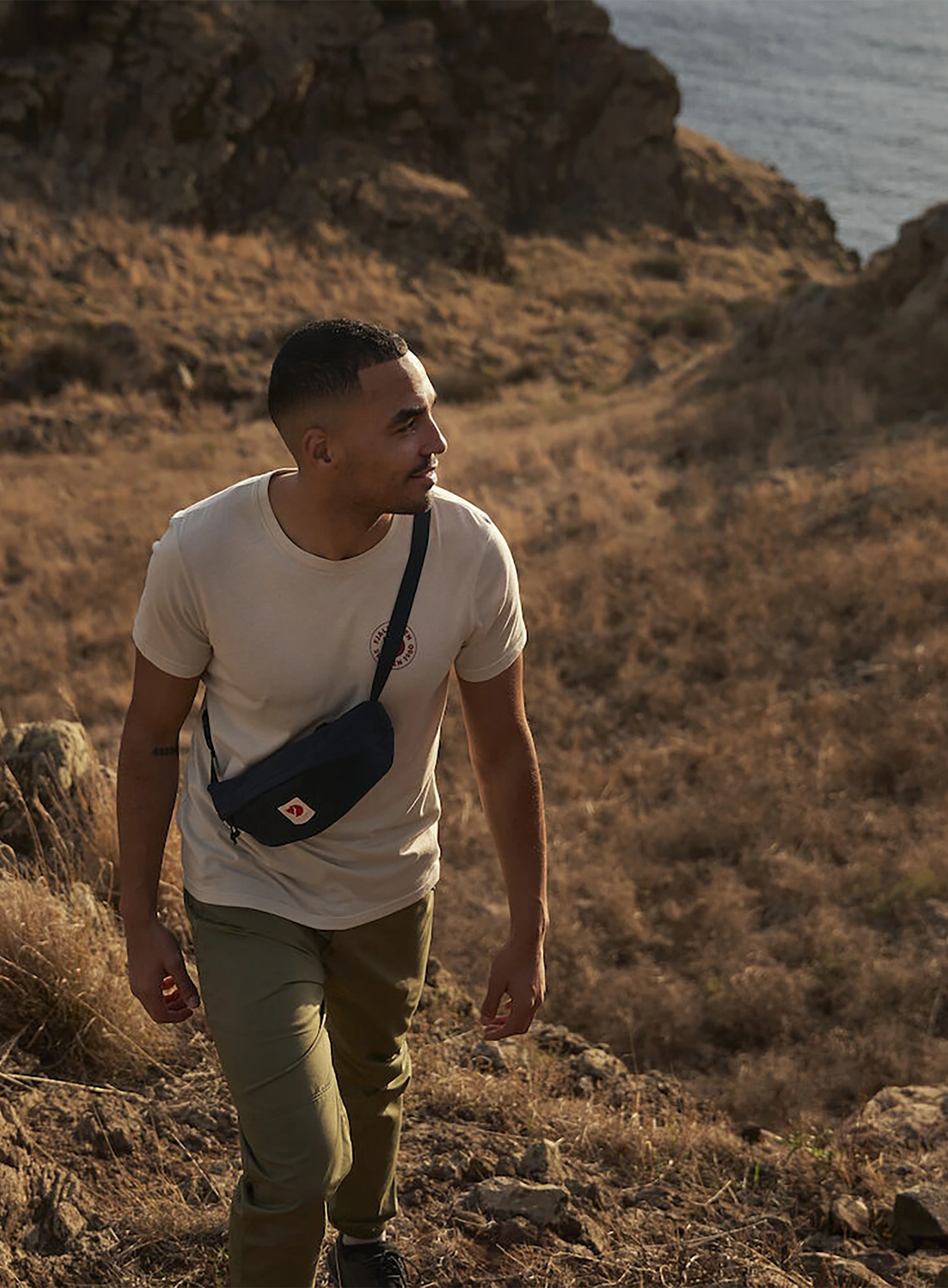 Сумочка поясна Fjallraven Ulvo Hip Pack Medium - dark grey