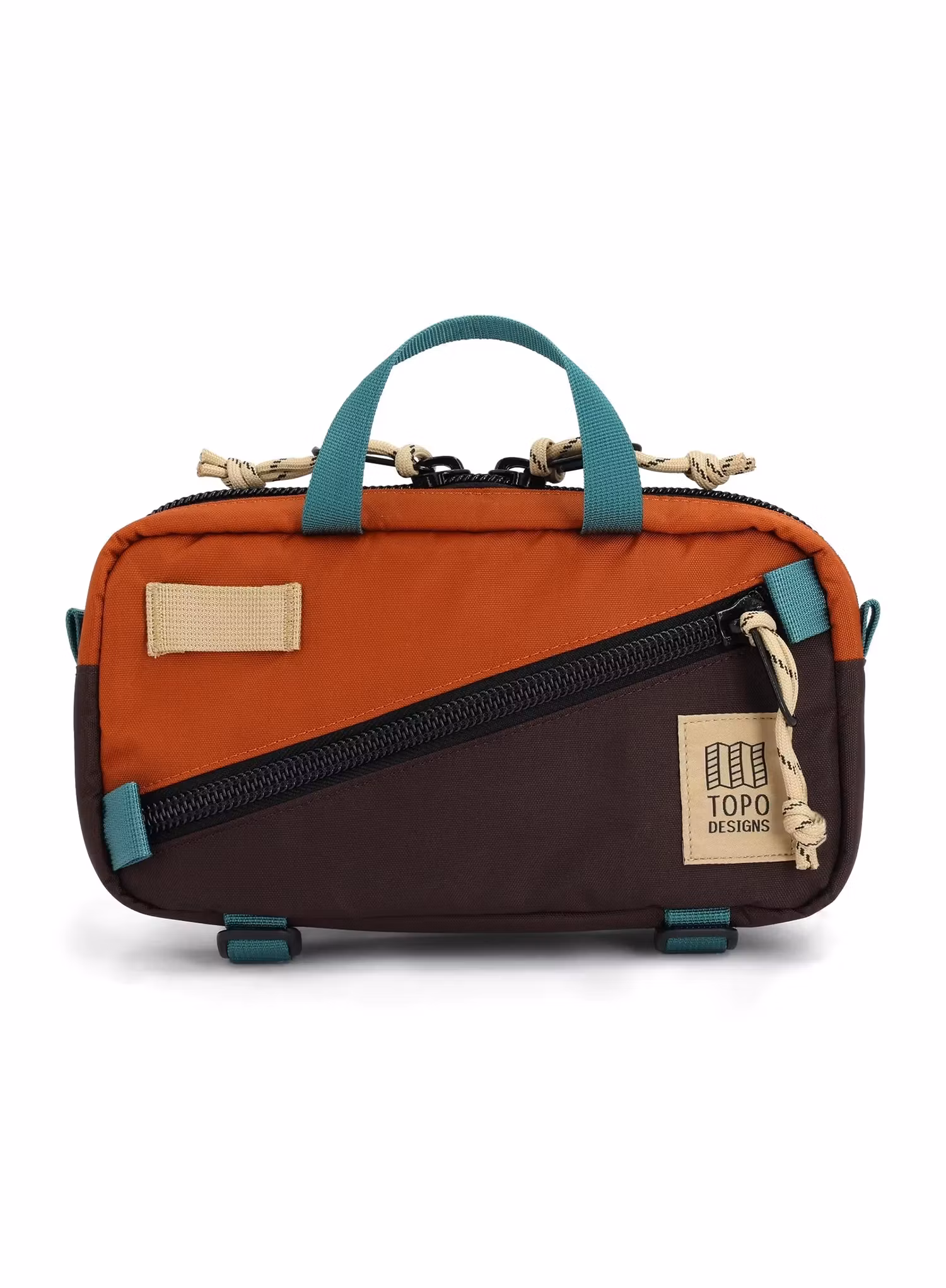 Сумочка поясна Topo Designs Mini Quick Pack - clay/chocolate