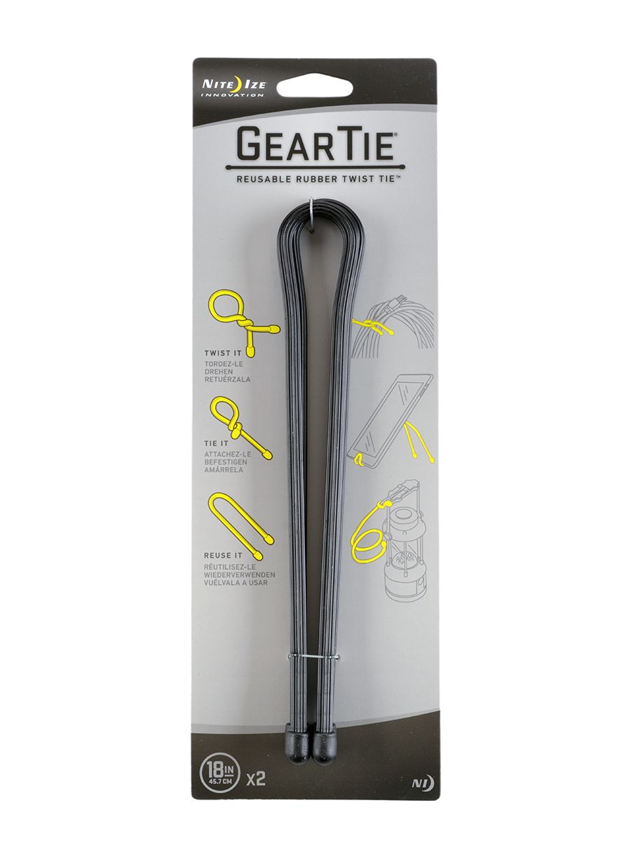Троки Nite Ize Gear Tie 18 - 2Pack - black