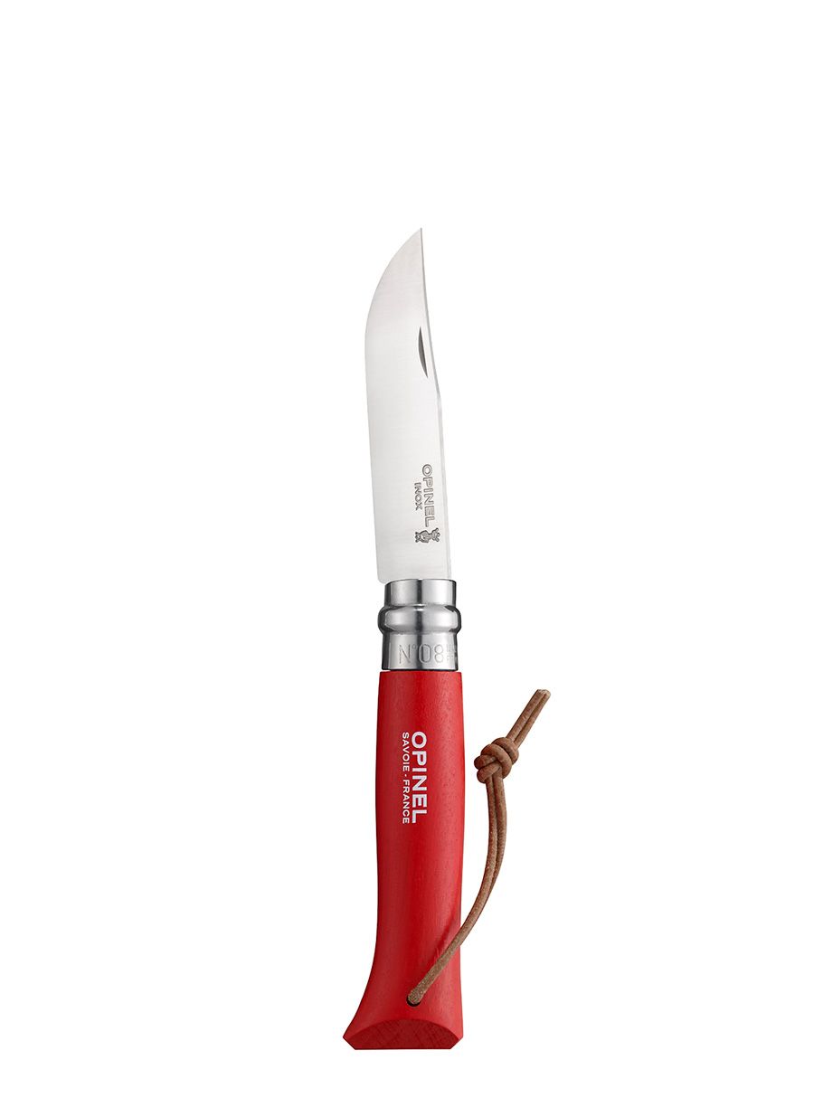 Ніж туристичний Opinel No.08 Inox Origins - red