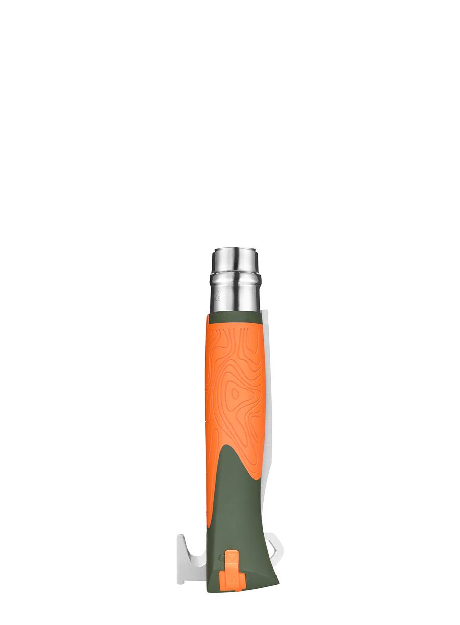 Ніж туристичний Opinel No.12 Explore - khaki/orange