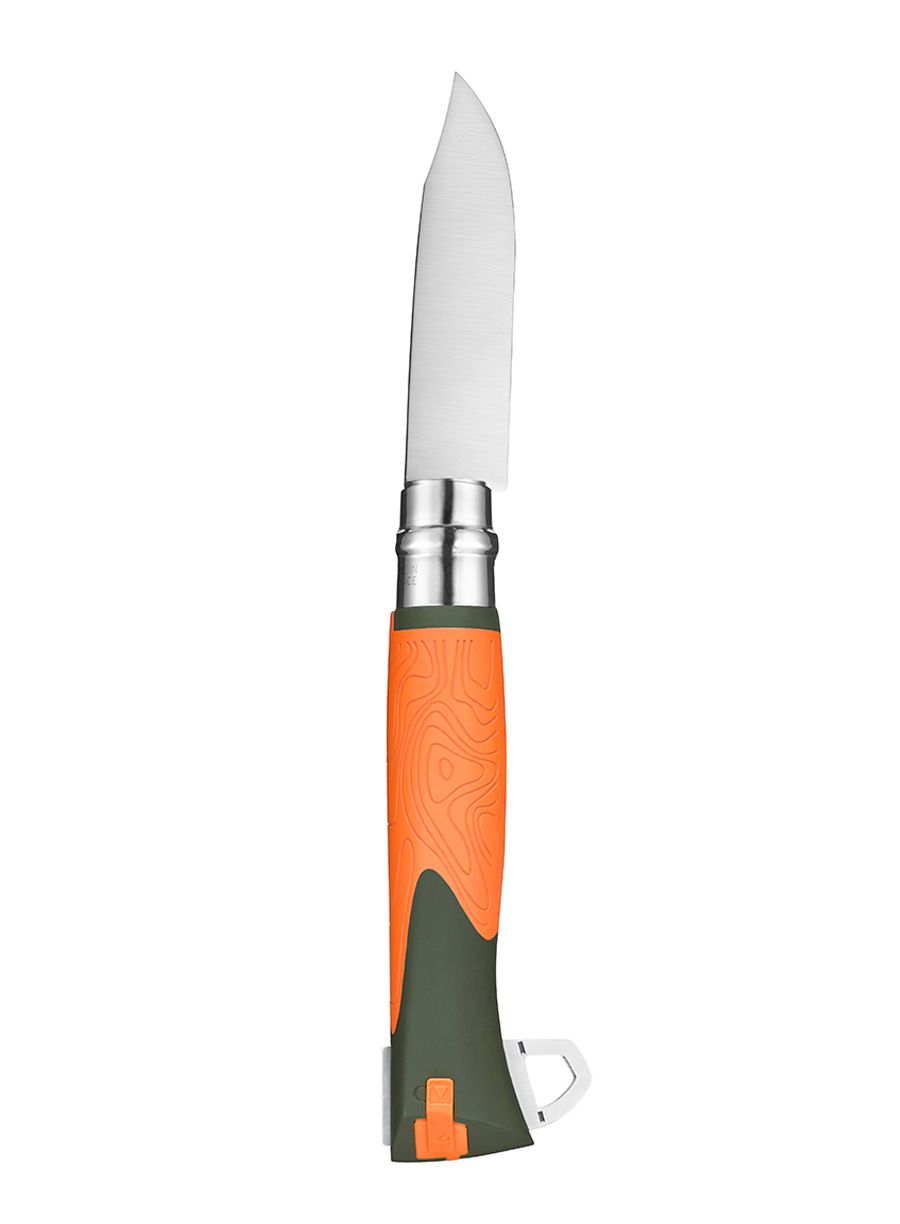 Ніж туристичний Opinel No.12 Explore - khaki/orange