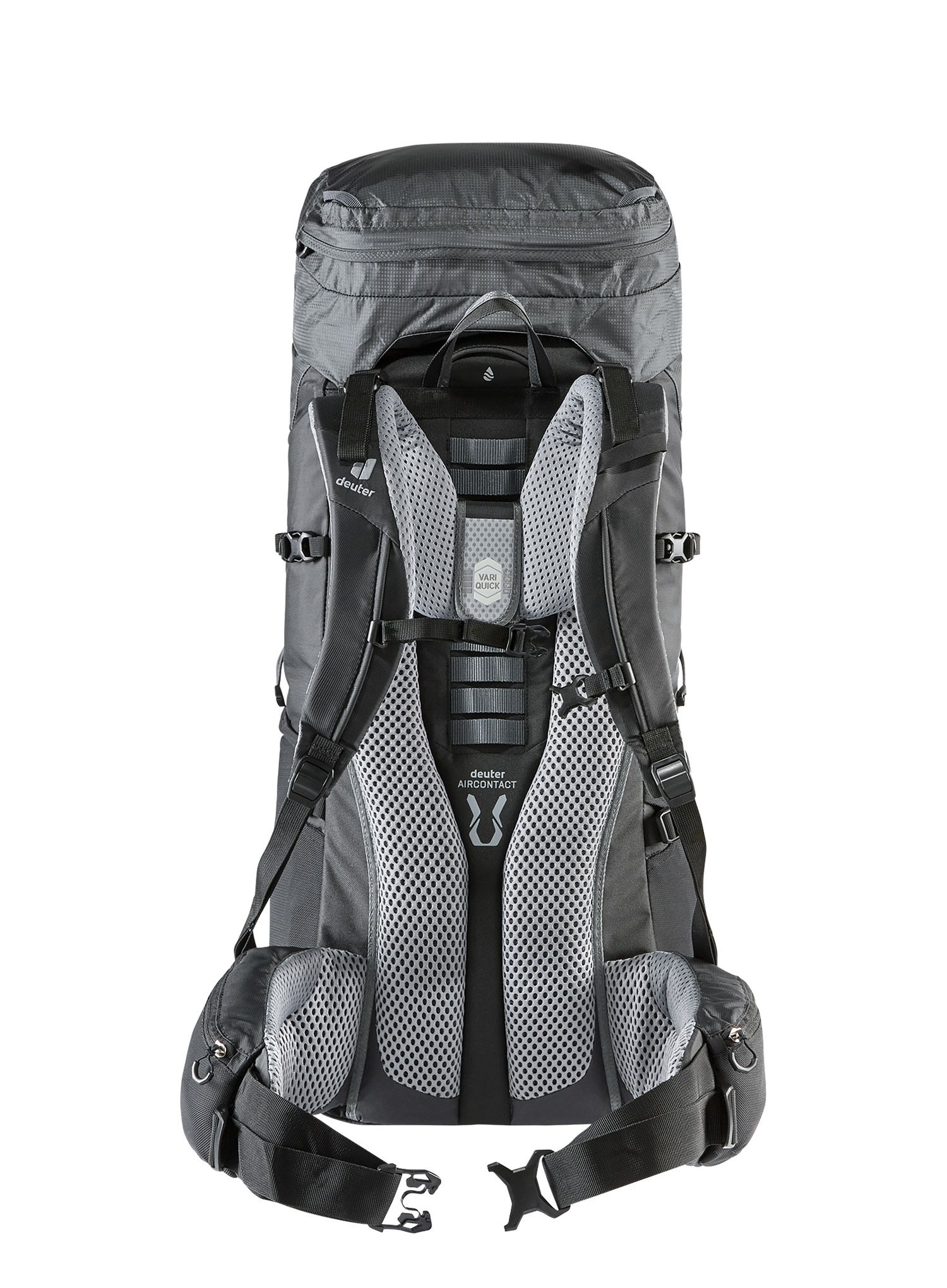 Рюкзак туристичний Deuter Aircontact Lite 50 + 10 - black/graphite
