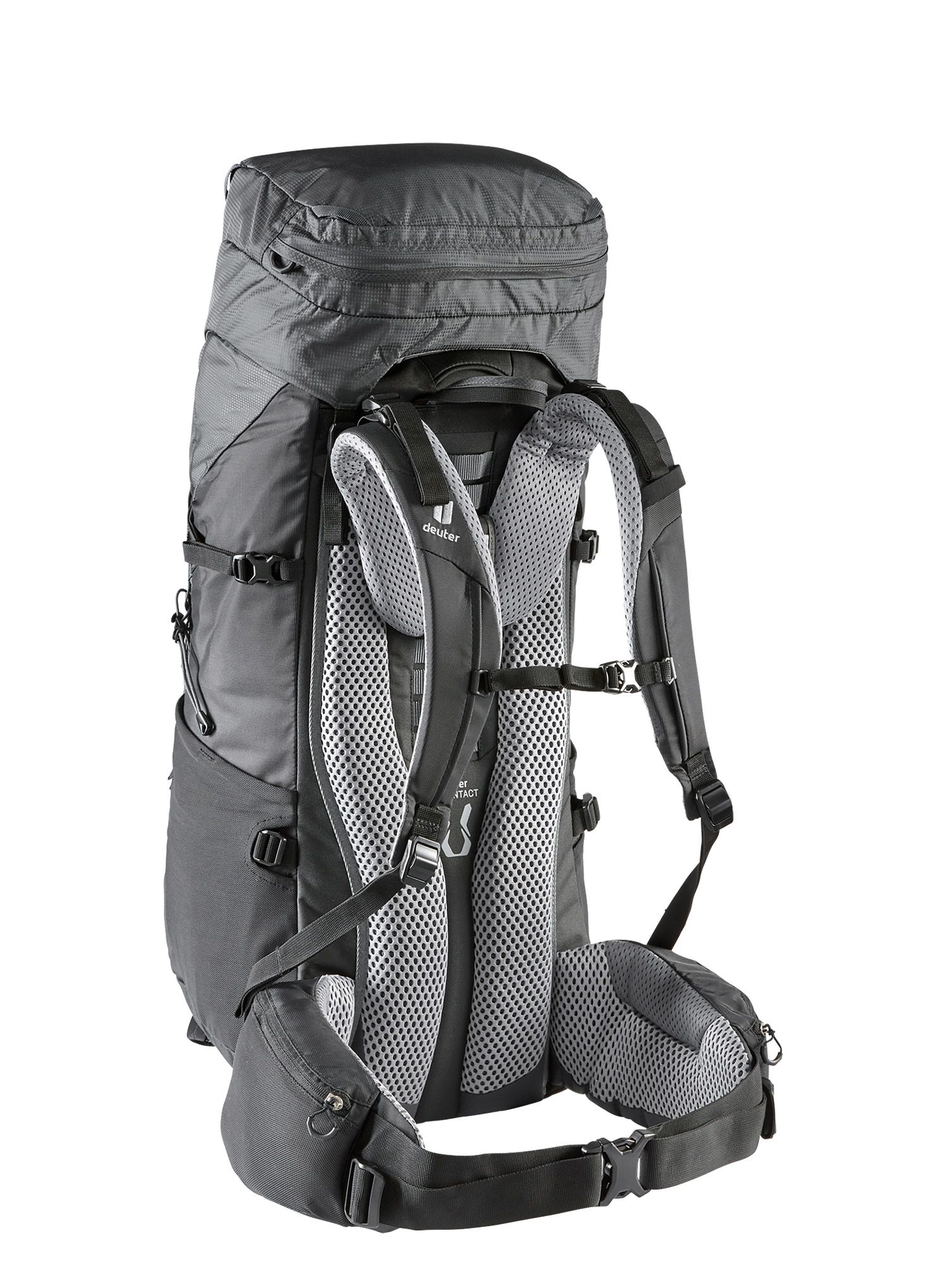 Рюкзак туристичний Deuter Aircontact Lite 50 + 10 - black/graphite
