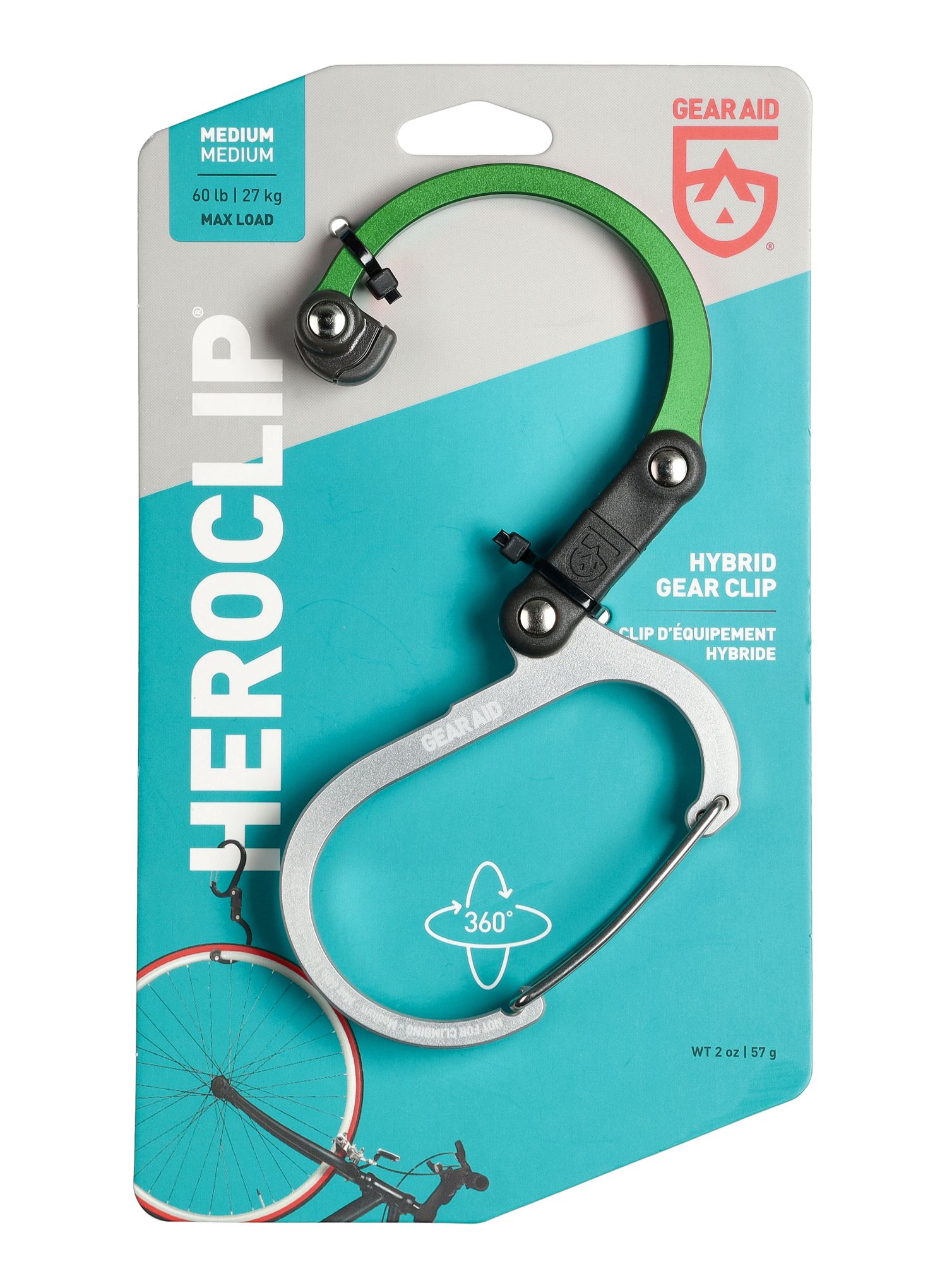 Тримач Gear Aid Heroclip Medium - forest green