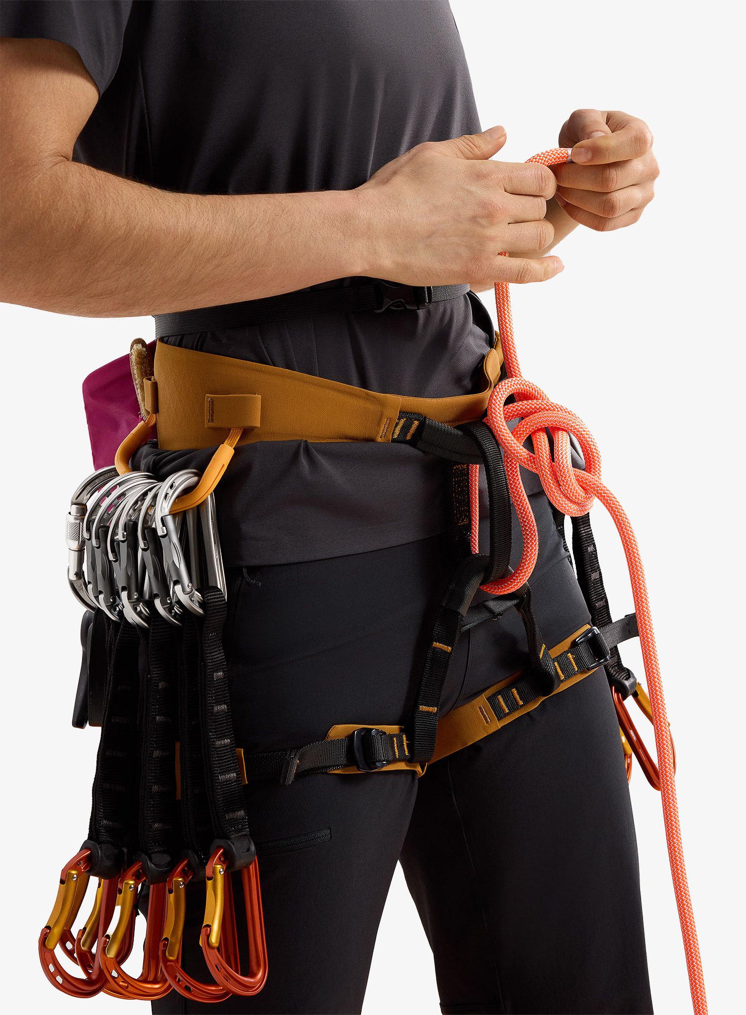 Страхувальна система жіноча Arcteryx AR-385a Harness - yukon/amaranthus/edziza