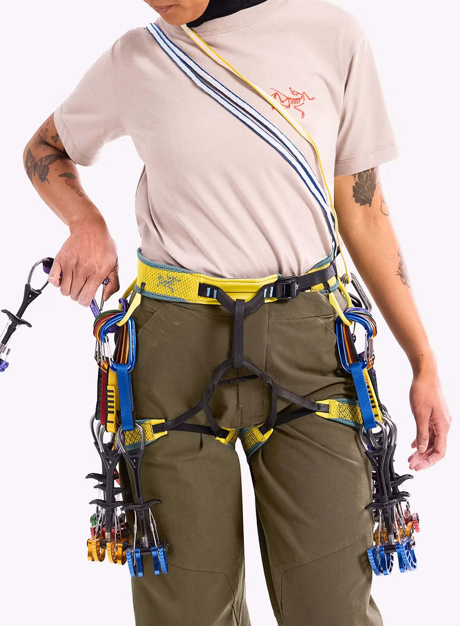 Страхувальна система жіноча Arcteryx Skaha Harness  - lampyre/boxcar